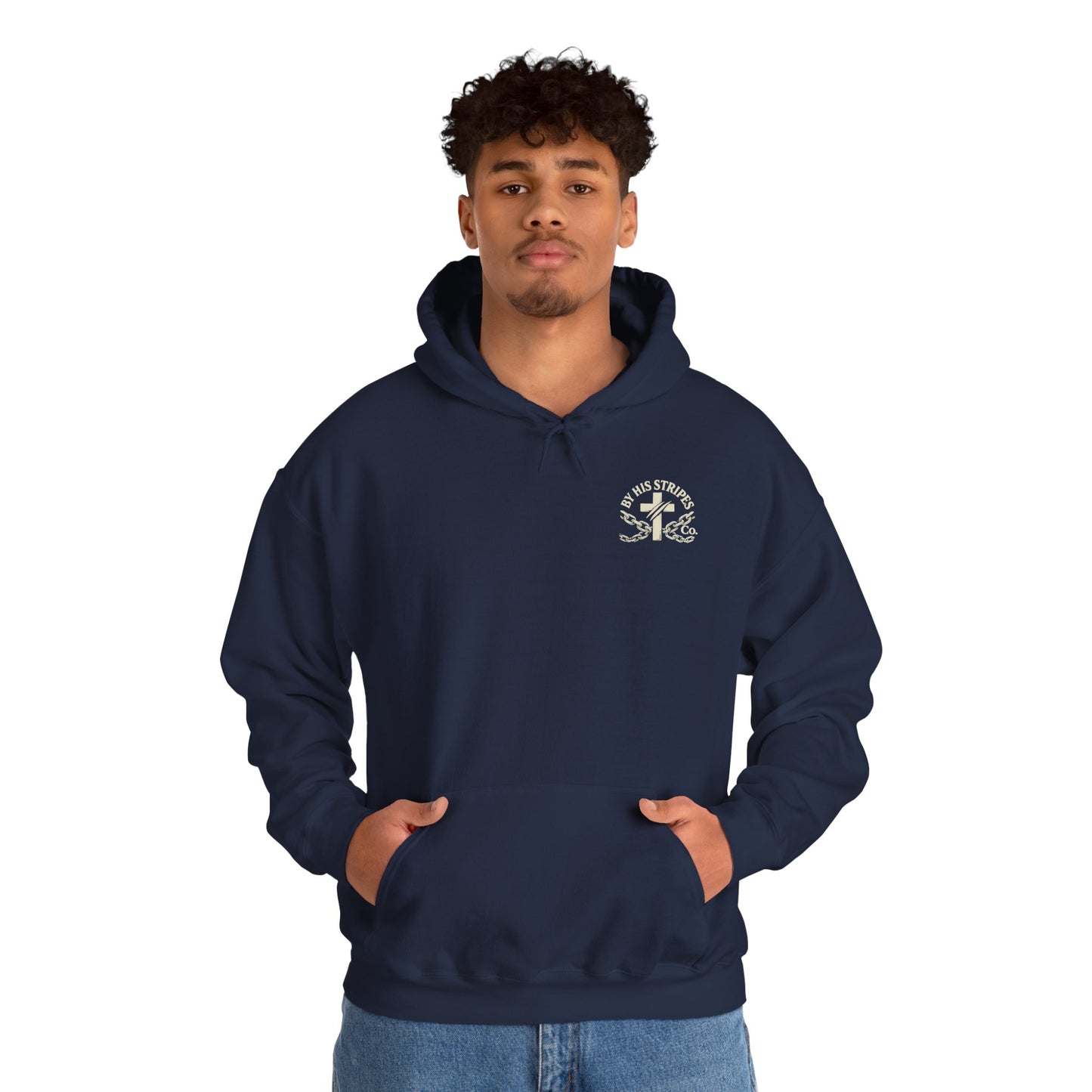 Adult Hoodie | By His Stripes – You Are Healed Hooded Sweatshirt (Isaiah 53:5)
