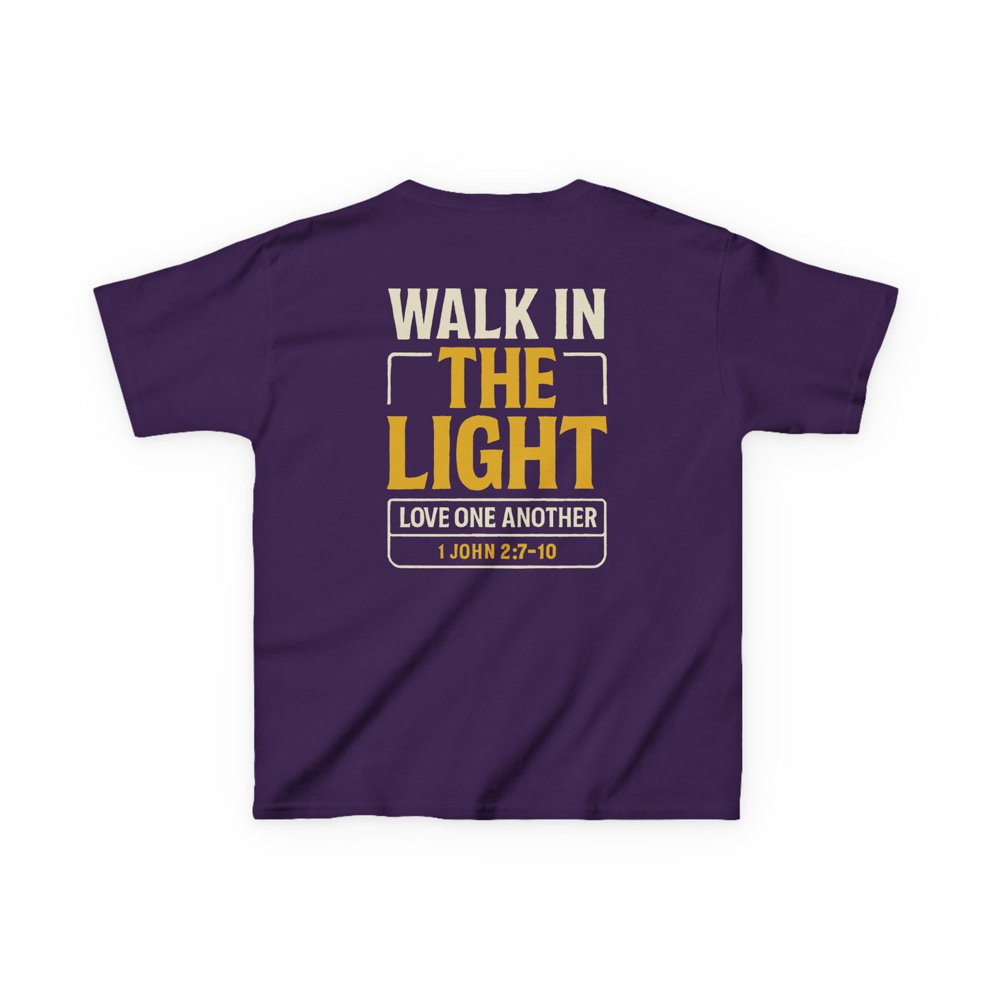 Youth Tee | WALK IN THE LIGHT – 1 John 2:7-10