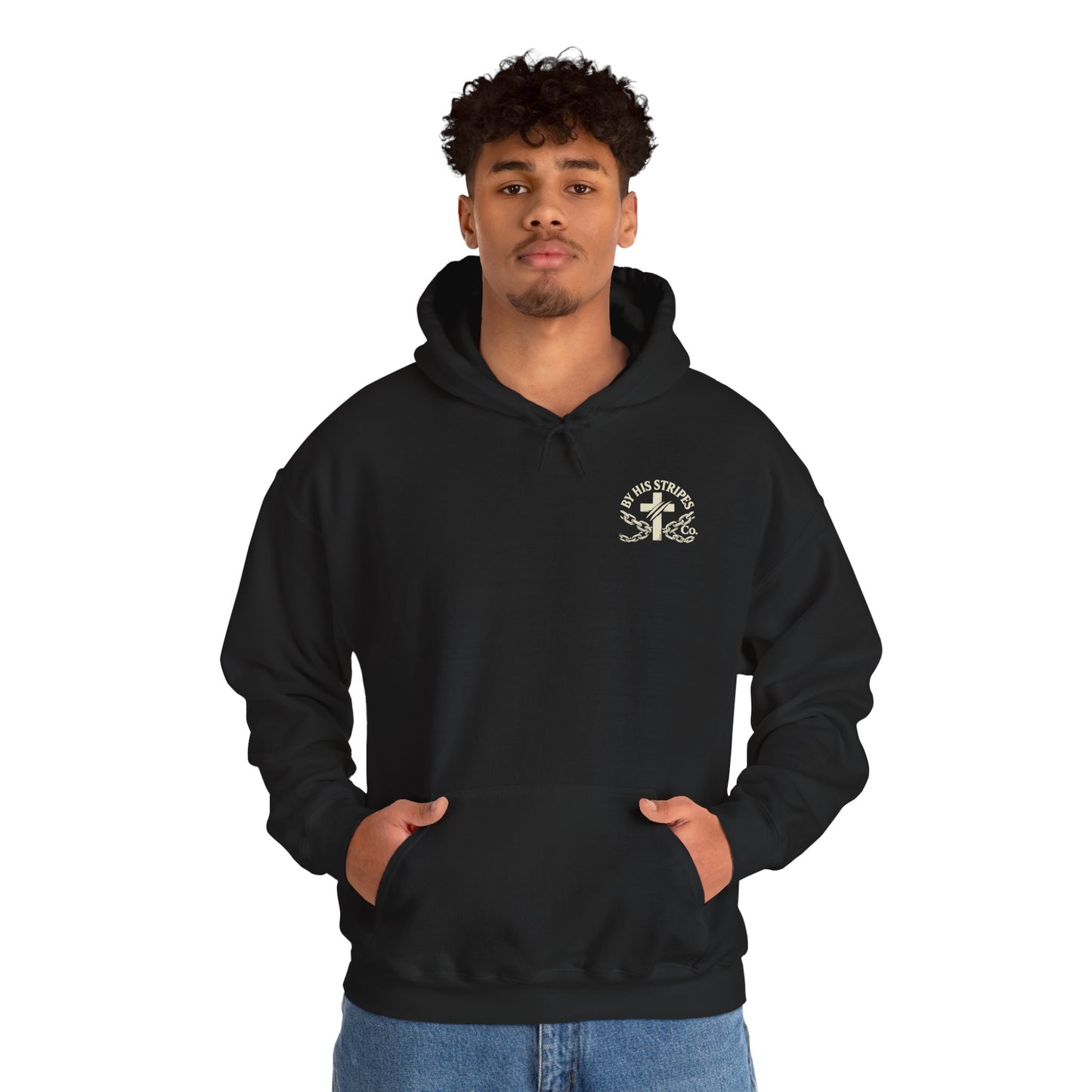 Adult Hoodie | By His Stripes – You Are Healed Hooded Sweatshirt (Isaiah 53:5)