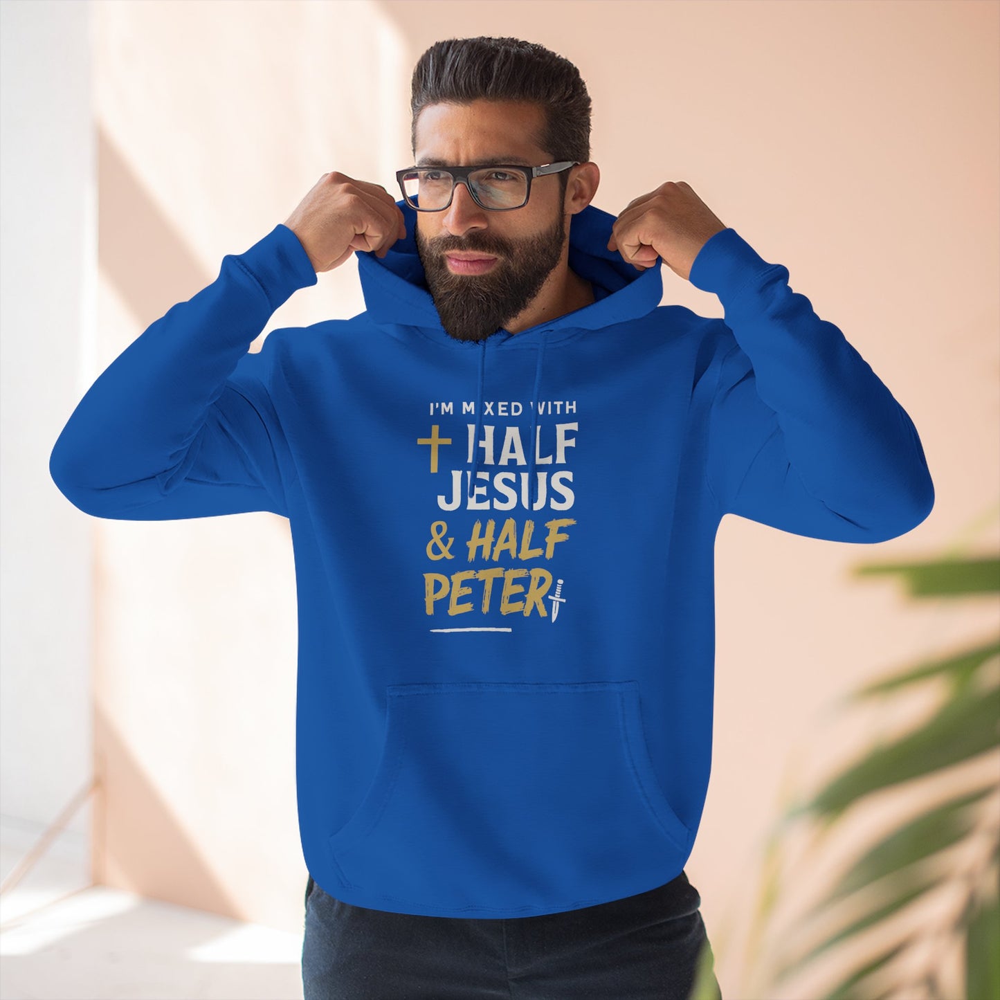 Adult hoodie | π€ The Tension and Transformation between Jesus, The Savior, and Peter, the disciple.