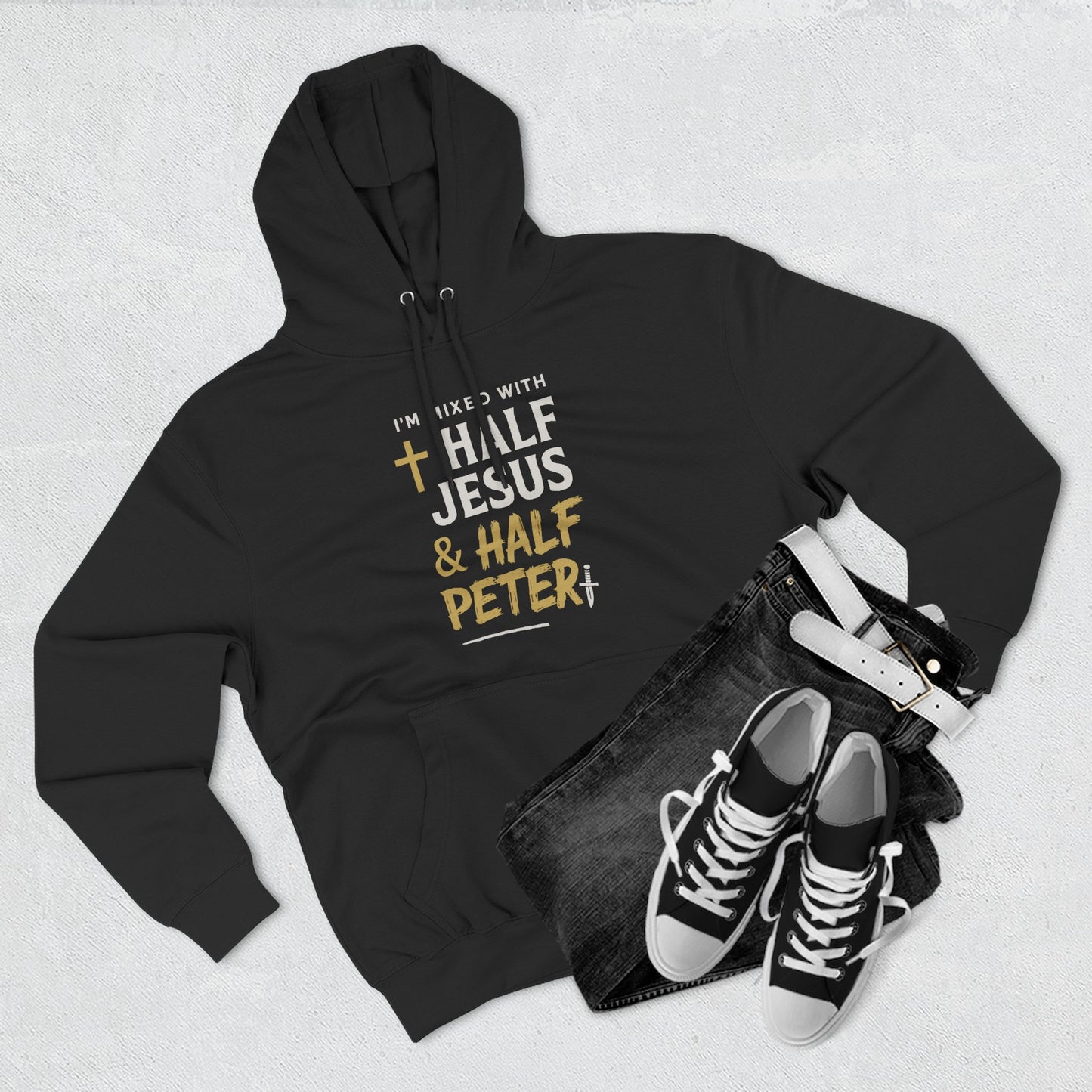 Adult hoodie | π€ The Tension and Transformation between Jesus, The Savior, and Peter, the disciple.