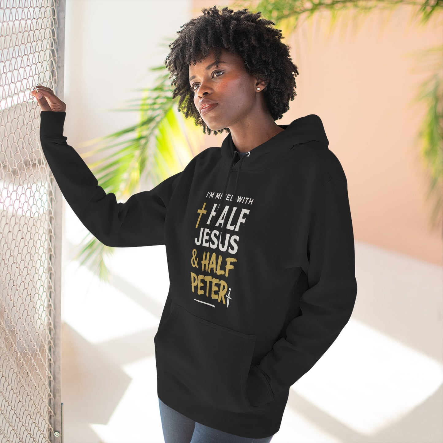 Adult hoodie | π€ The Tension and Transformation between Jesus, The Savior, and Peter, the disciple.