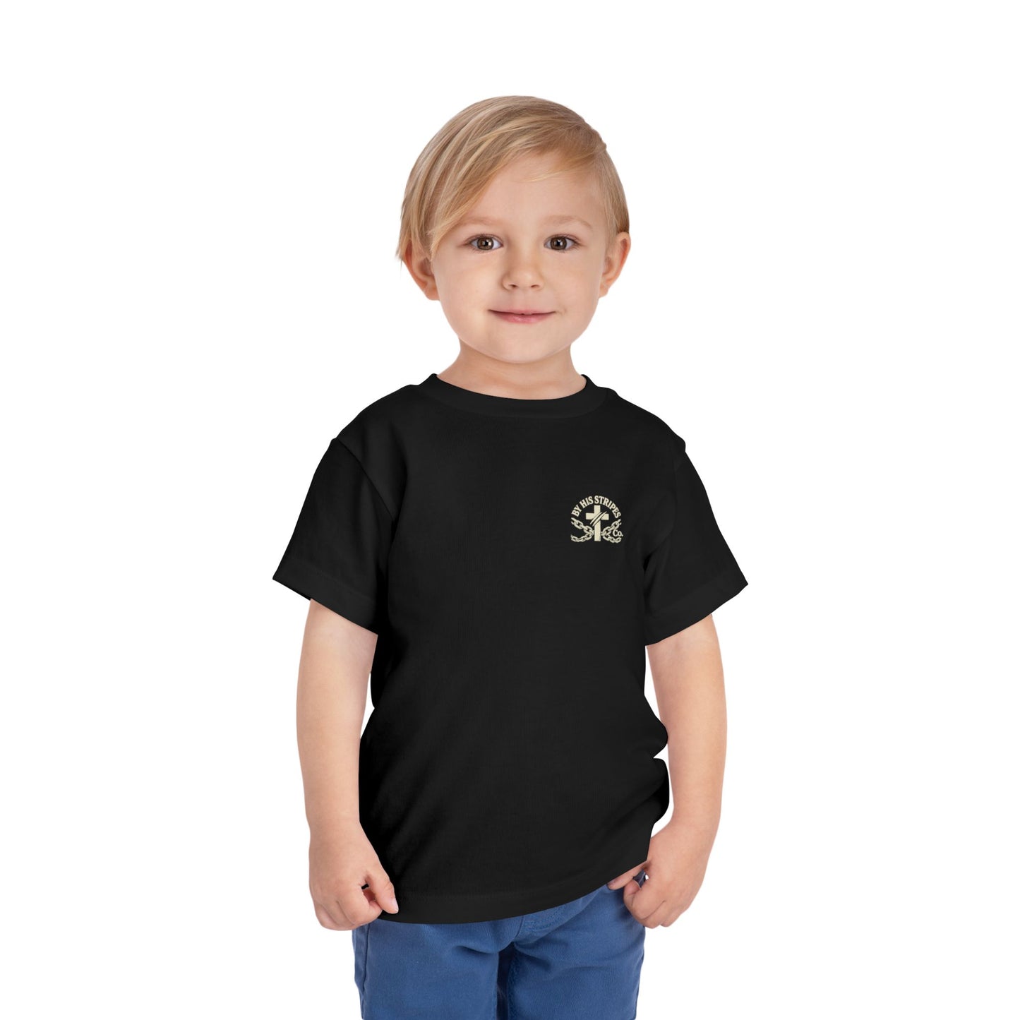 Toddler Tee ✝️ By His Stripes – You Are Healed Tee (Isaiah 53:5) Religious