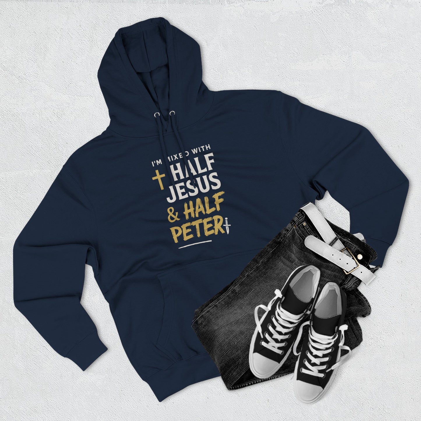 Adult hoodie | π€ The Tension and Transformation between Jesus, The Savior, and Peter, the disciple.
