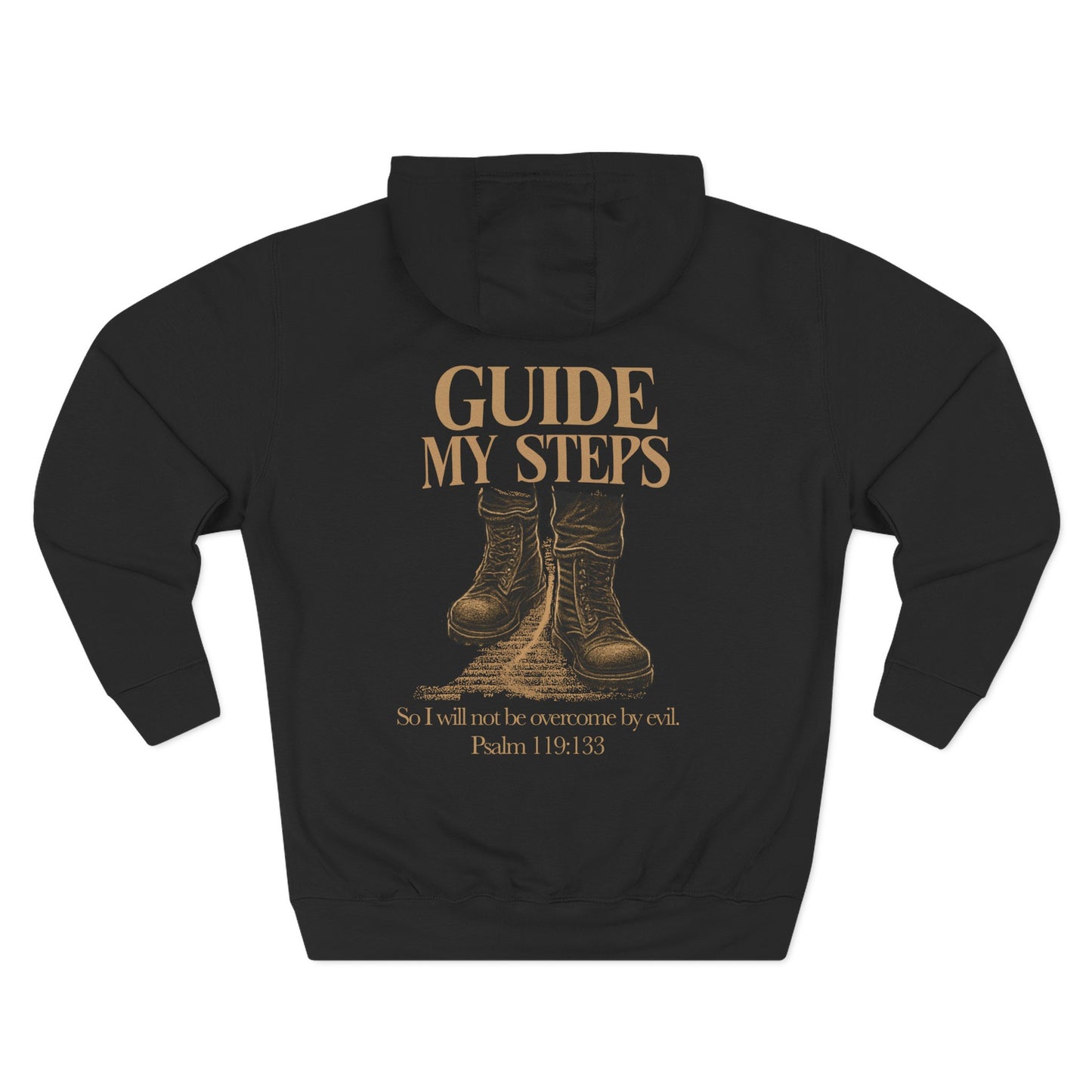 Adult Fleece Hoodie - Guide My Steps Psalms 119:133