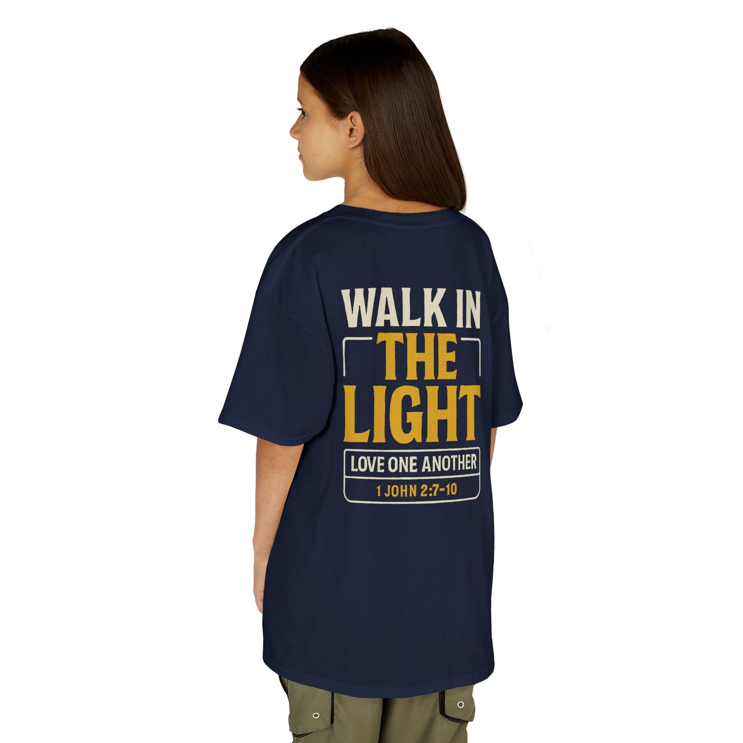 Youth Tee | WALK IN THE LIGHT – 1 John 2:7-10