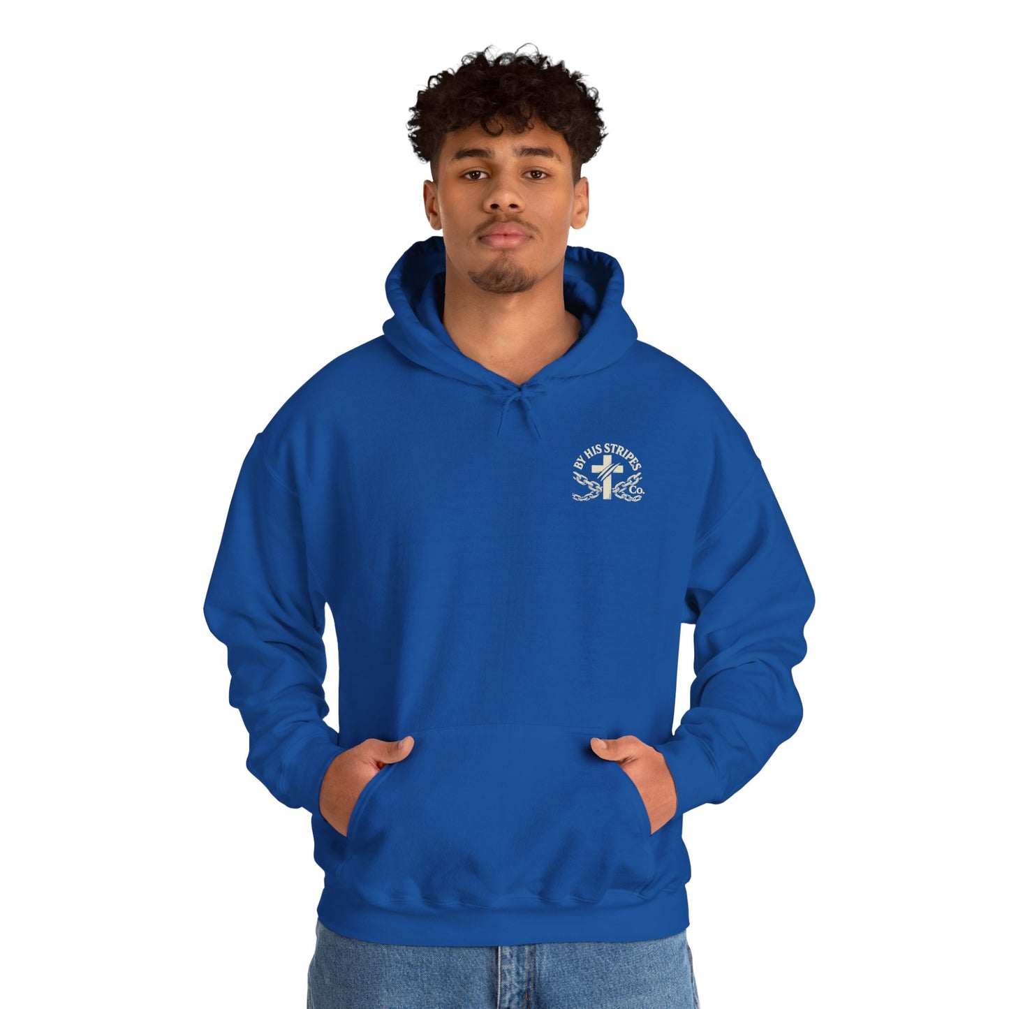 Adult Hoodie | By His Stripes – You Are Healed Hooded Sweatshirt (Isaiah 53:5)