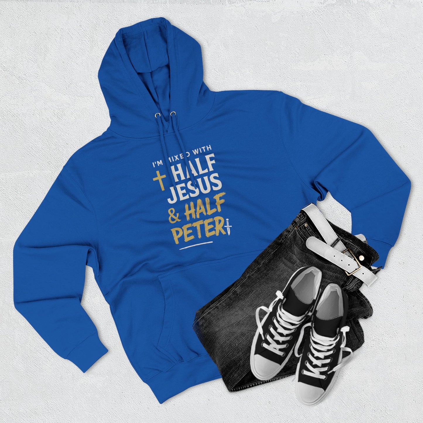 Adult hoodie | π€ The Tension and Transformation between Jesus, The Savior, and Peter, the disciple.