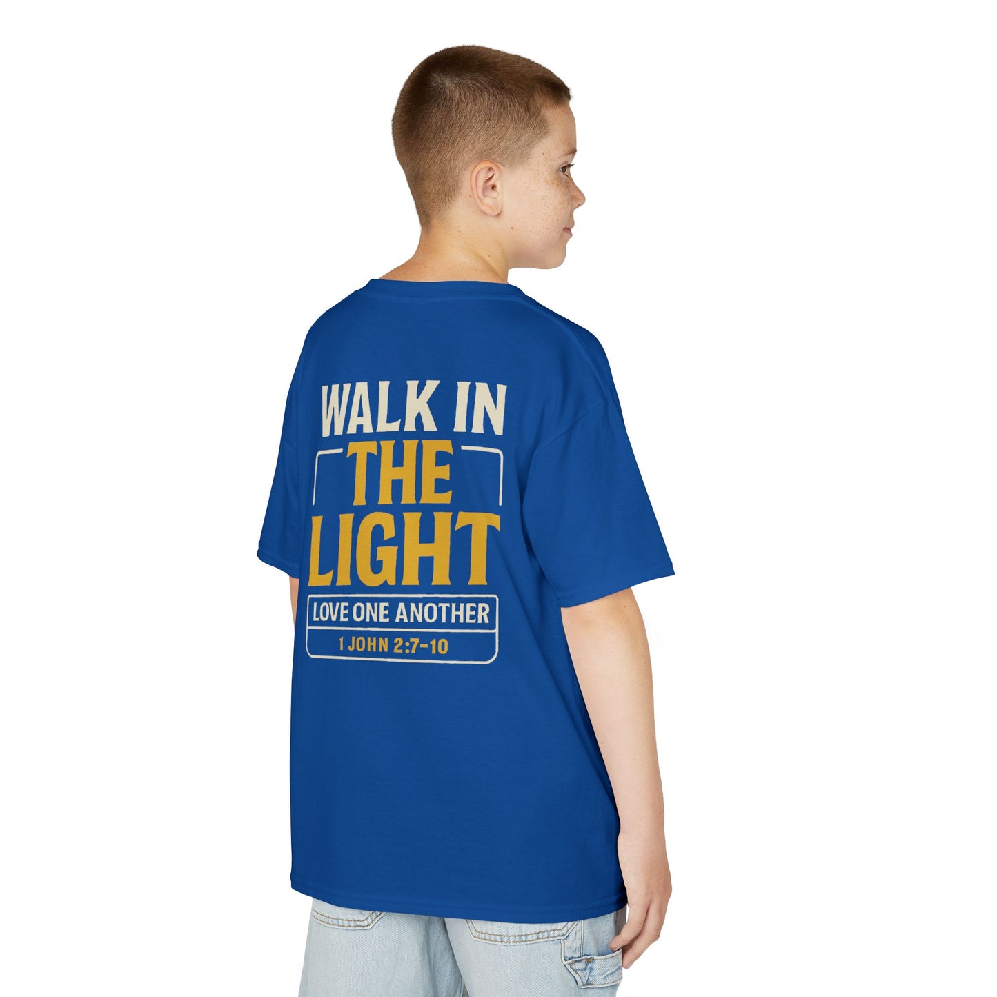 Youth Tee | WALK IN THE LIGHT – 1 John 2:7-10