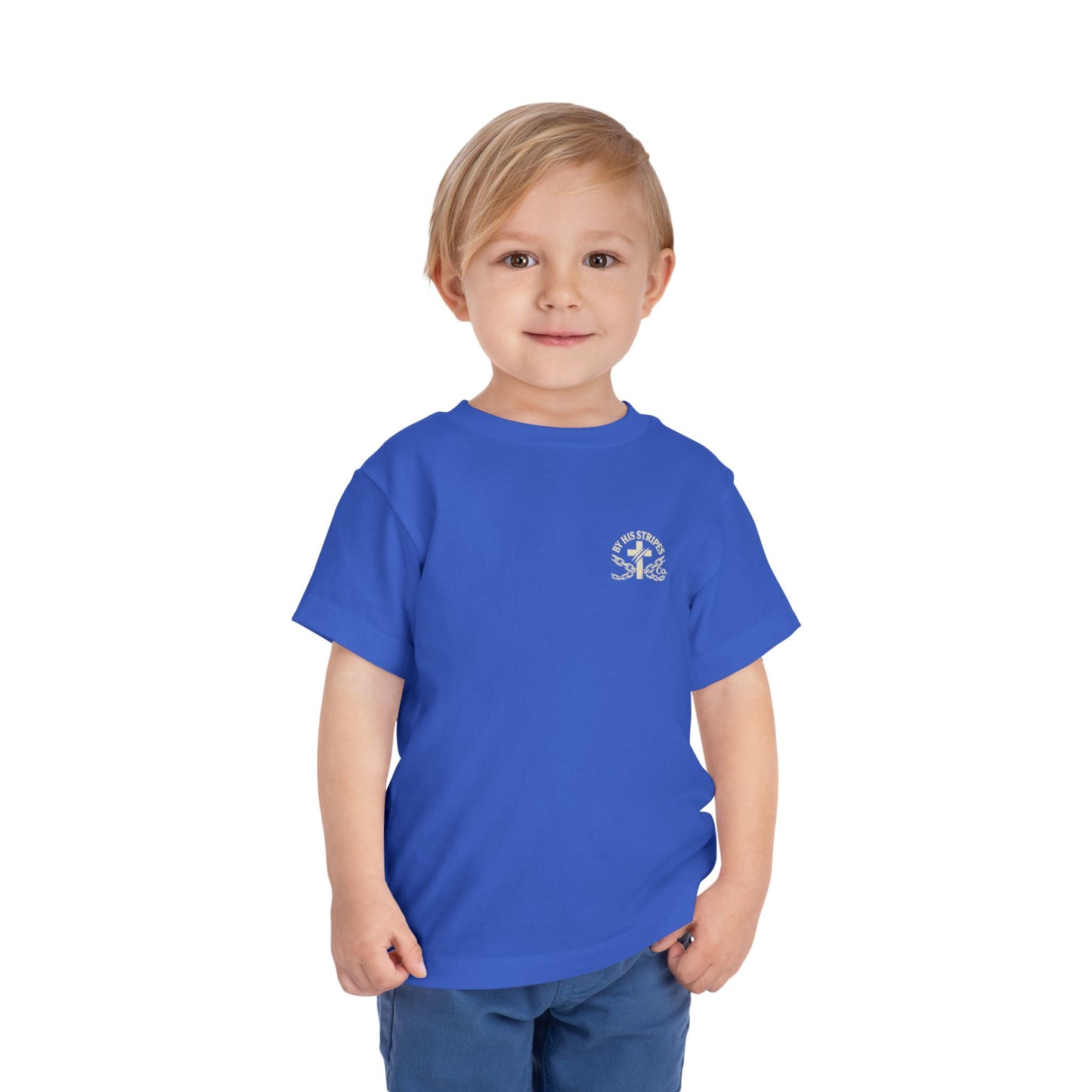 Toddler Tee ✝️ By His Stripes – You Are Healed Tee (Isaiah 53:5) Religious