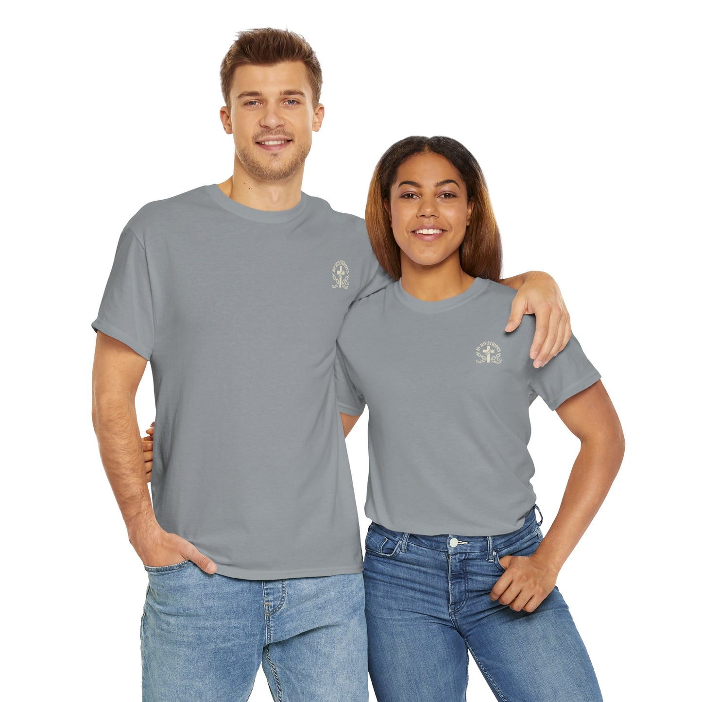 Adult Tee | By His Stripes – You Are Healed Tee (Isaiah 53:5)