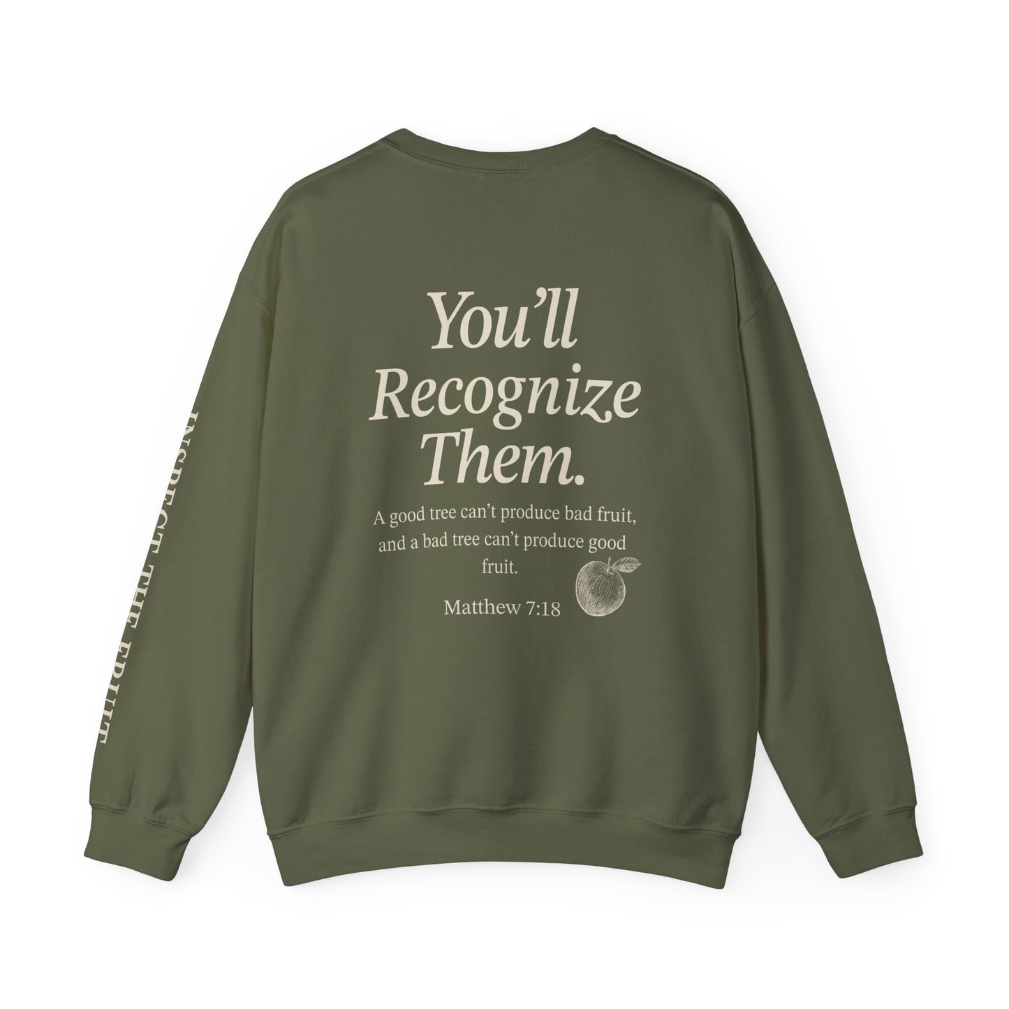 Adult Sweatshirt | By Their Fruits