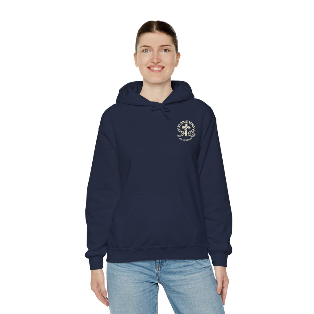 Adult Hoodie — "Walk in the Light" Christian Pullover (1 John 2:7–10)