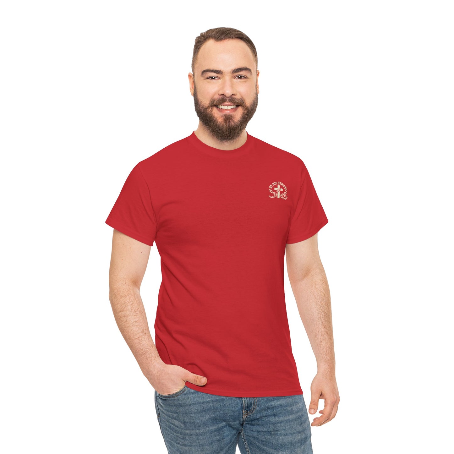 Adult Tee | By His Stripes – You Are Healed Tee (Isaiah 53:5)