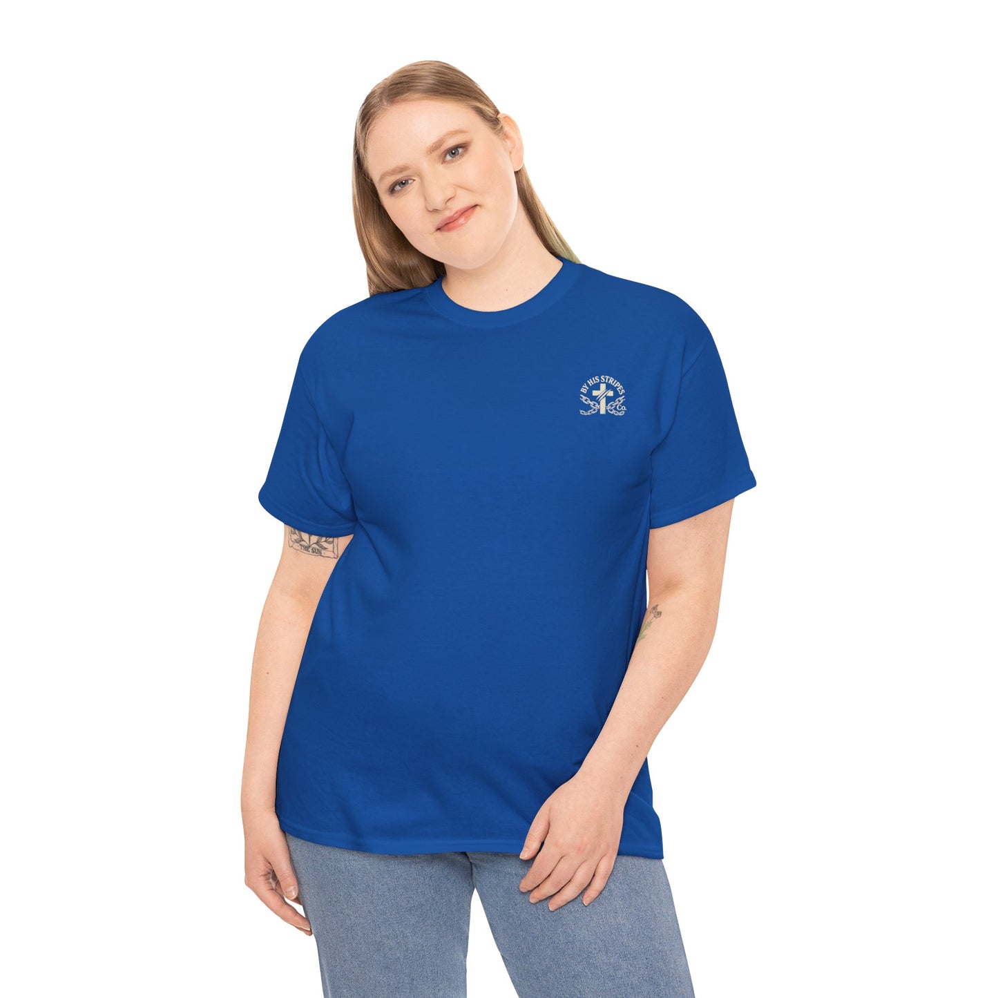 Adult Tee | By His Stripes – You Are Healed Tee (Isaiah 53:5)