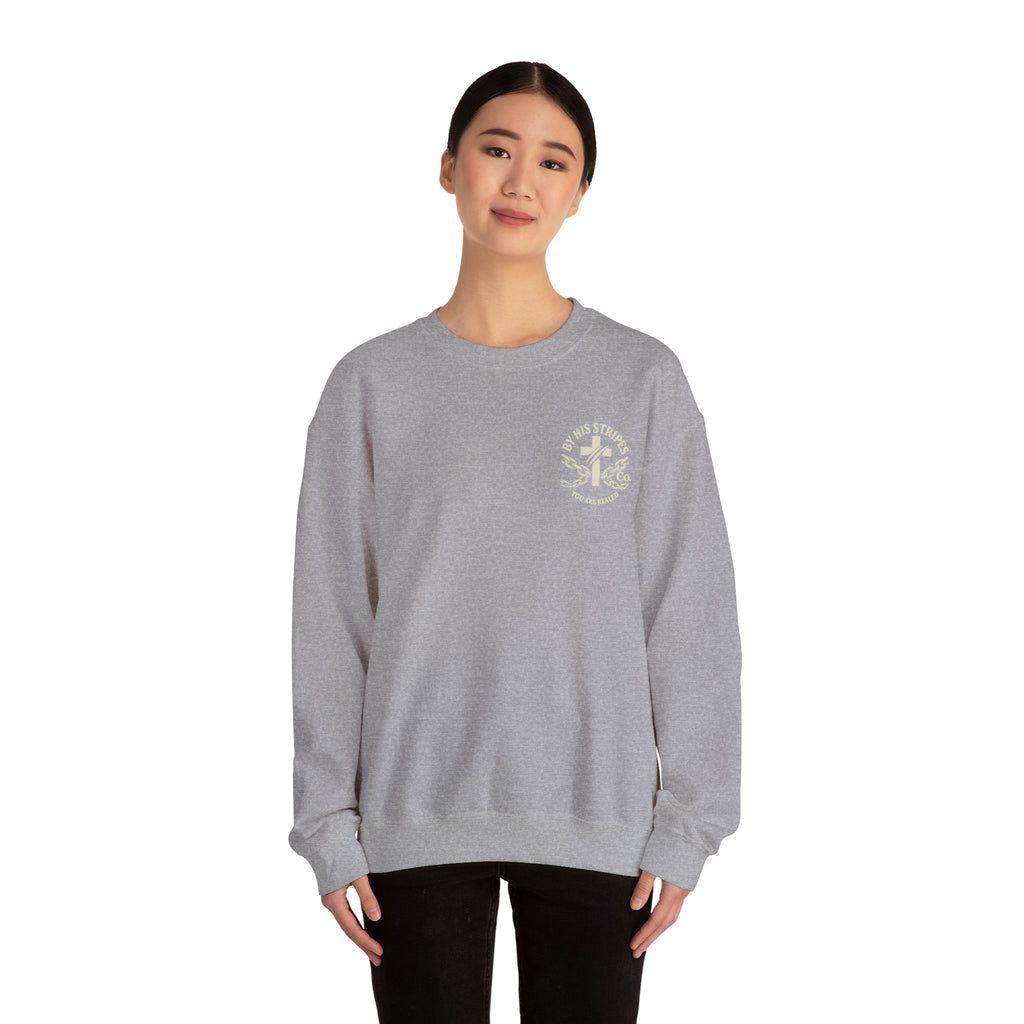 Walk in the Light Sweatshirt — Christian Faith Crewneck (1 John 2:7-10)