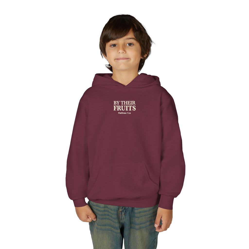 Youth Hoodie – "By Their Fruit" Matthew 7:16-20