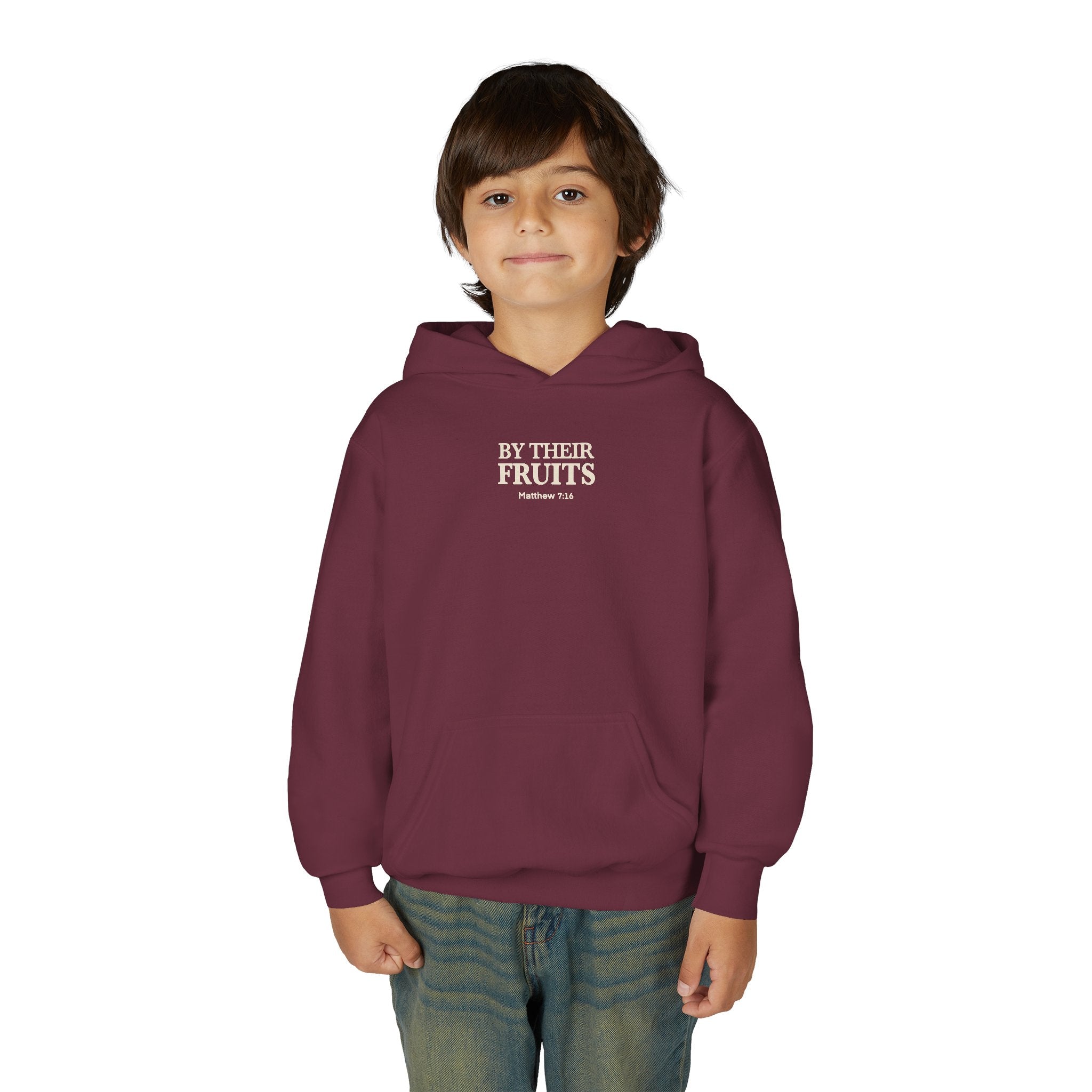 Youth Hoodie – "By Their Fruit" Matthew 7:16-20