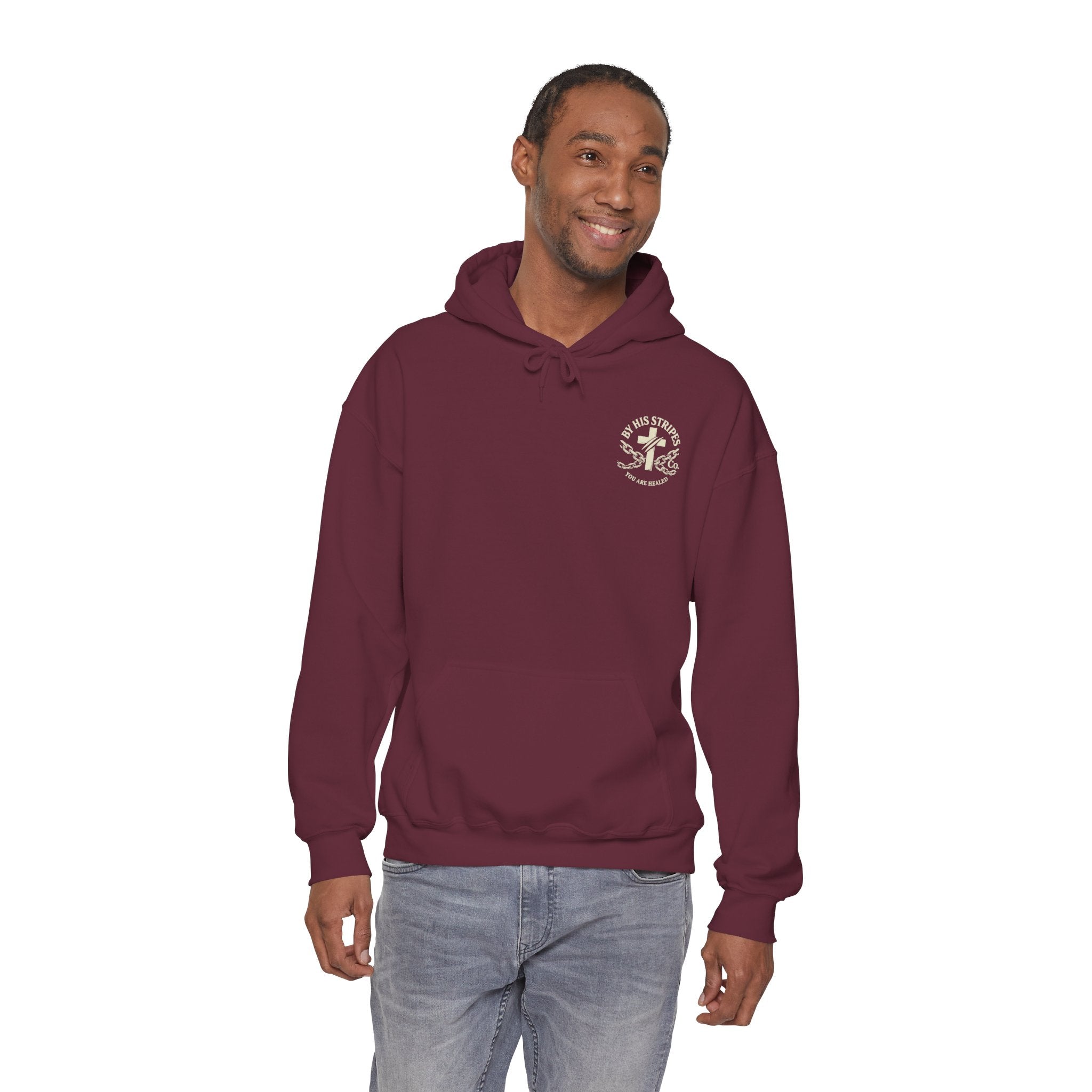 Adult Hoodie — "Walk in the Light" Christian Pullover (1 John 2:7–10)