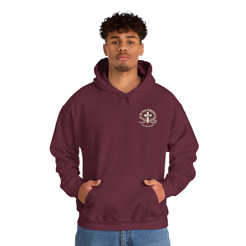 Adult Hoodie — "Walk in the Light" Christian Pullover (1 John 2:7–10)