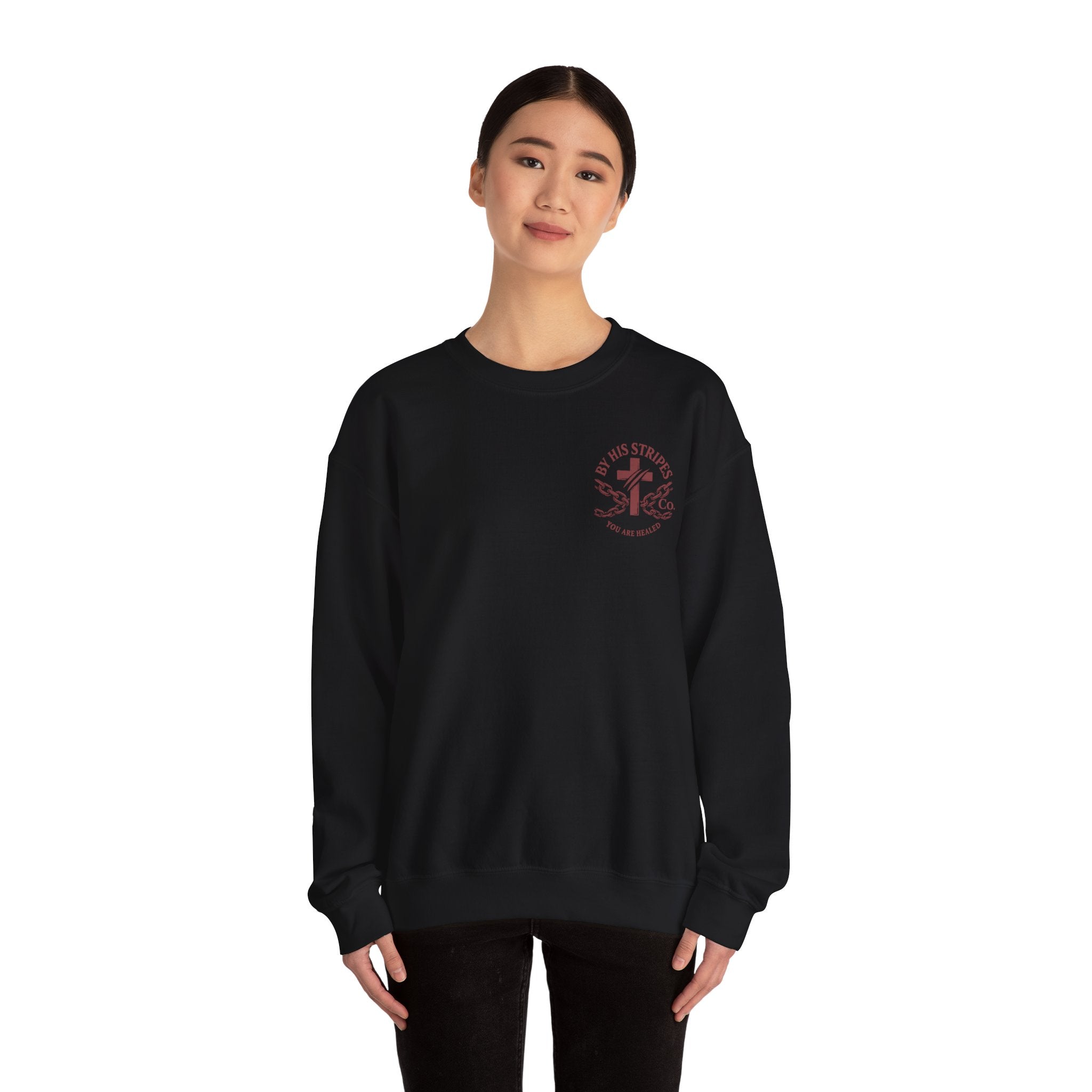 Obey God Not Men Sweatshirt — Christian Faith Crewneck with Acts 5:29 Scripture Design