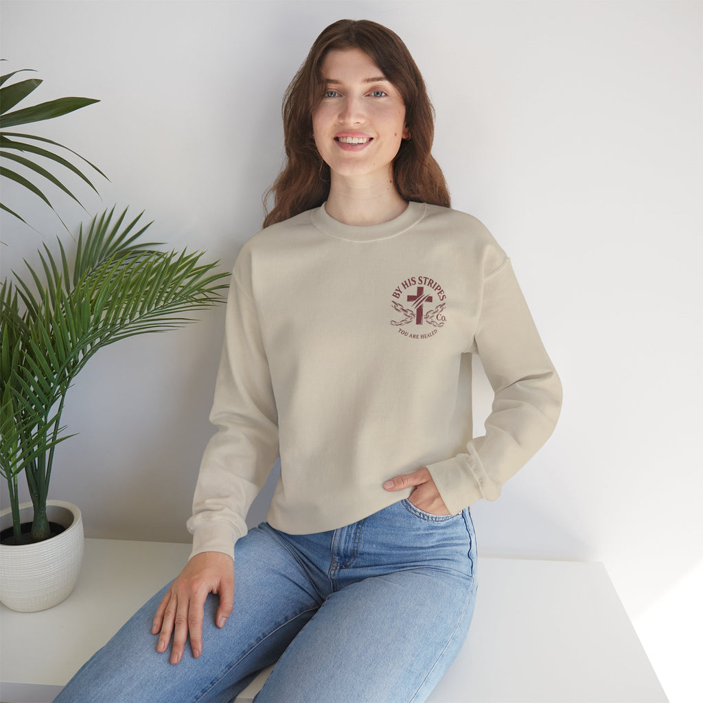 Obey God Not Men Sweatshirt — Christian Faith Crewneck with Acts 5:29 Scripture Design