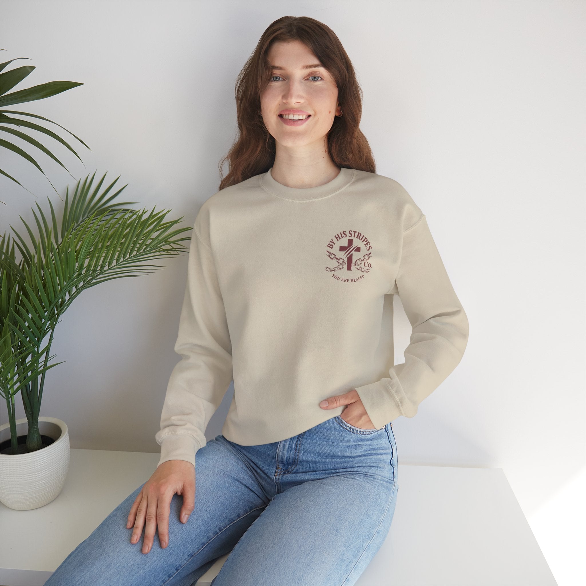 Obey God Not Men Sweatshirt — Christian Faith Crewneck with Acts 5:29 Scripture Design