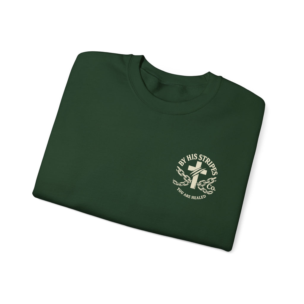 Walk in the Light Sweatshirt — Christian Faith Crewneck (1 John 2:7-10)