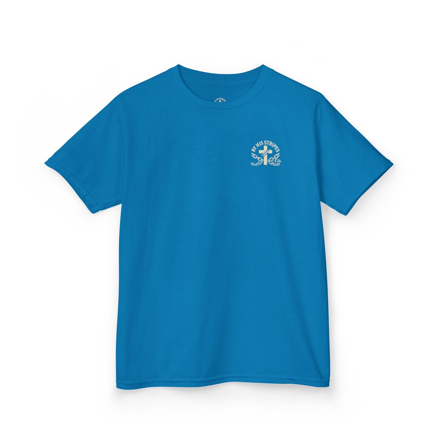 Youth Tee | By His stripes, we are healed.” — Isaiah 53:5