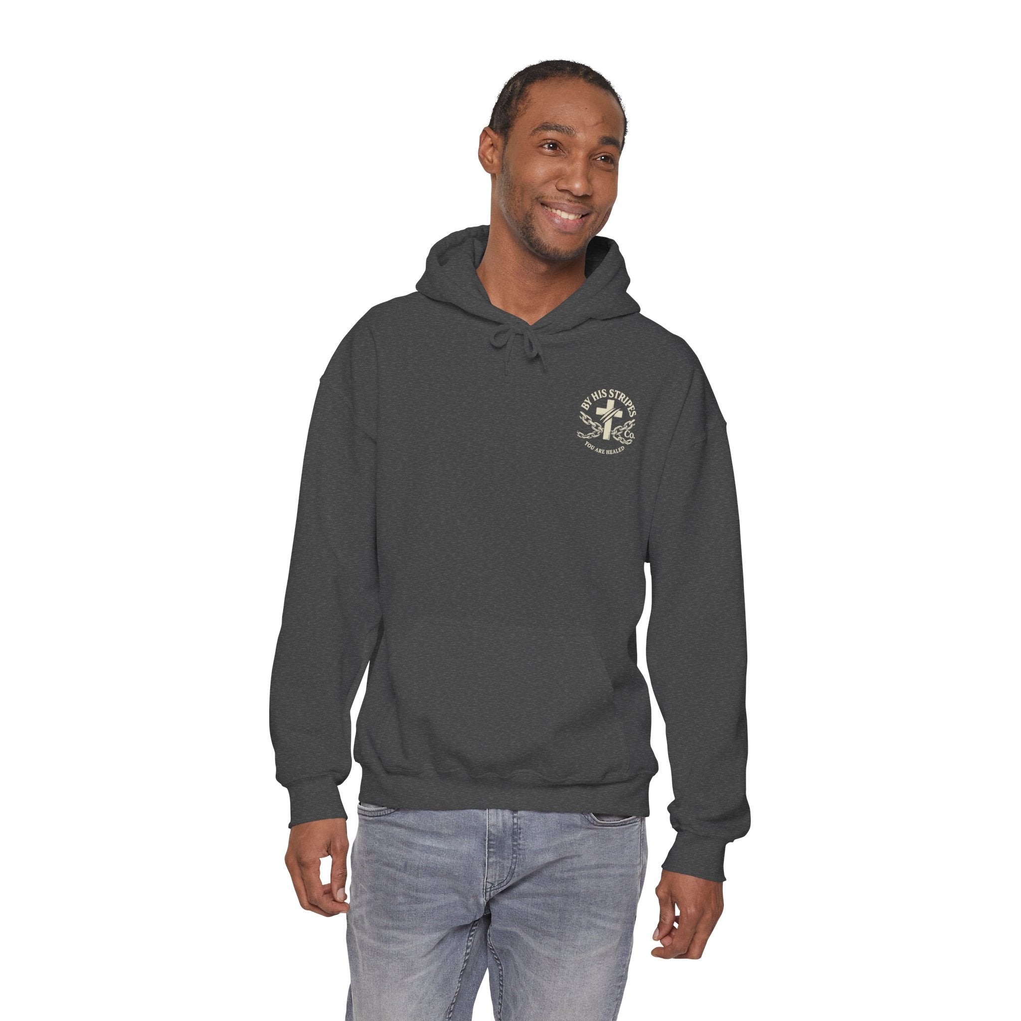 Adult Hoodie — "Walk in the Light" Christian Pullover (1 John 2:7–10)