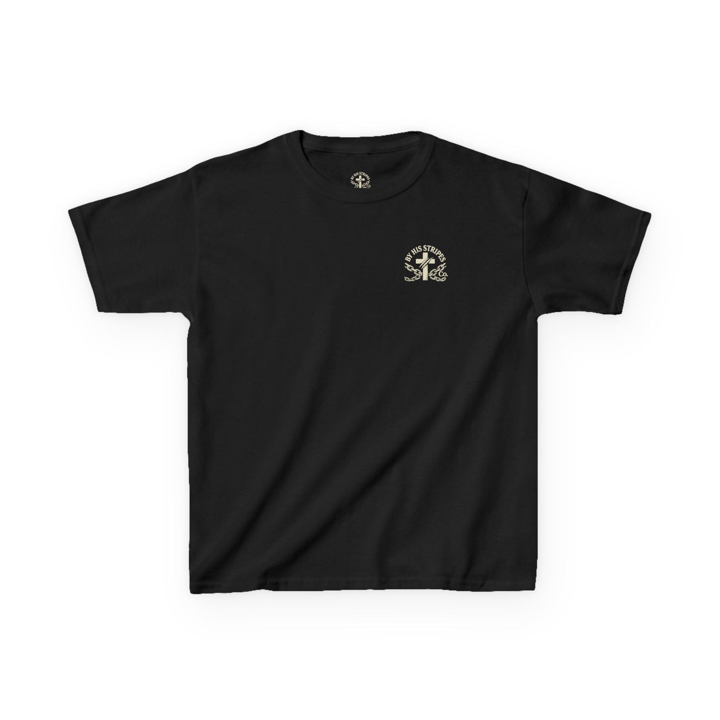 Youth Tee | By His stripes, we are healed.” — Isaiah 53:5