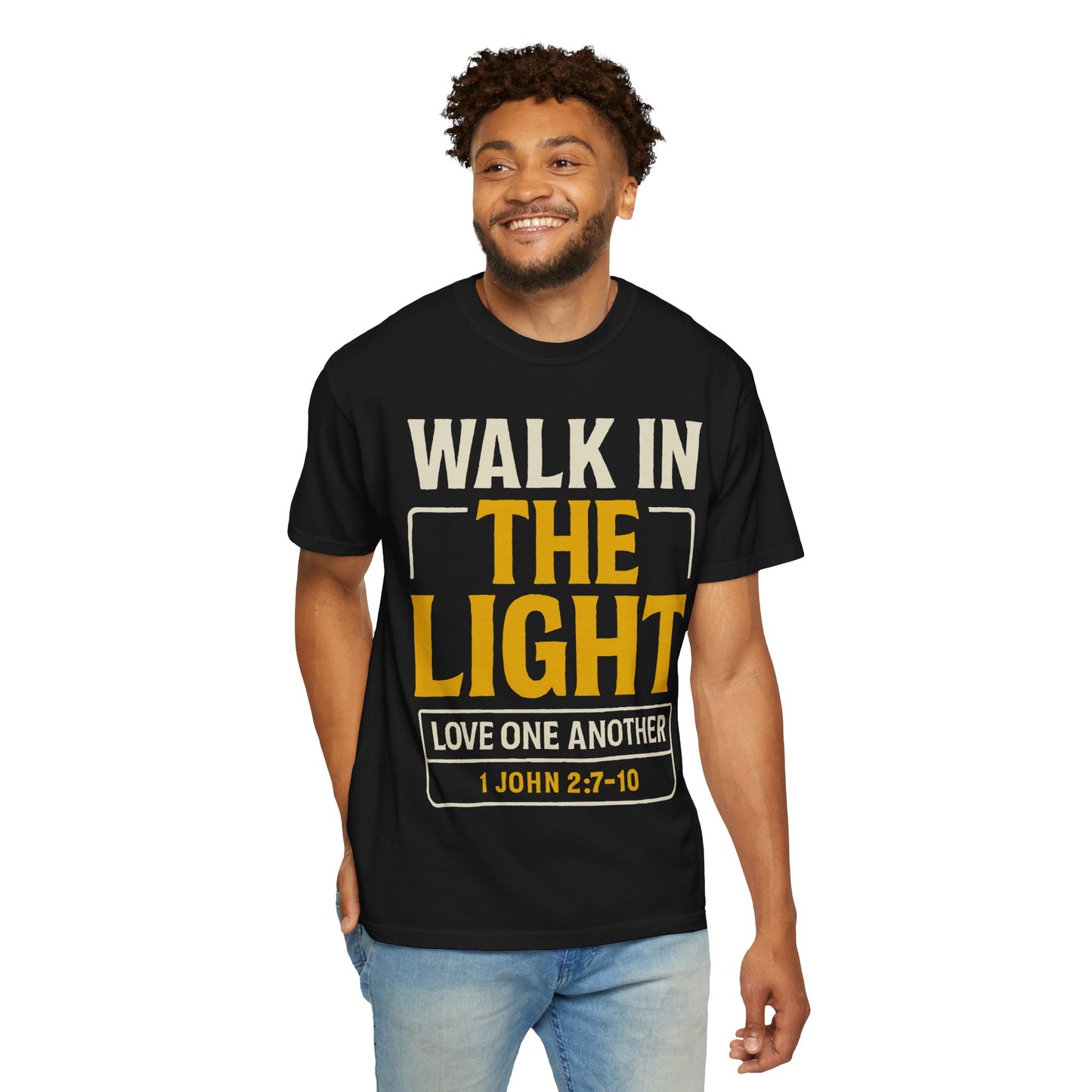 🕊️ Walk In the Light Shirt  Verse: 1 John 2:7–10