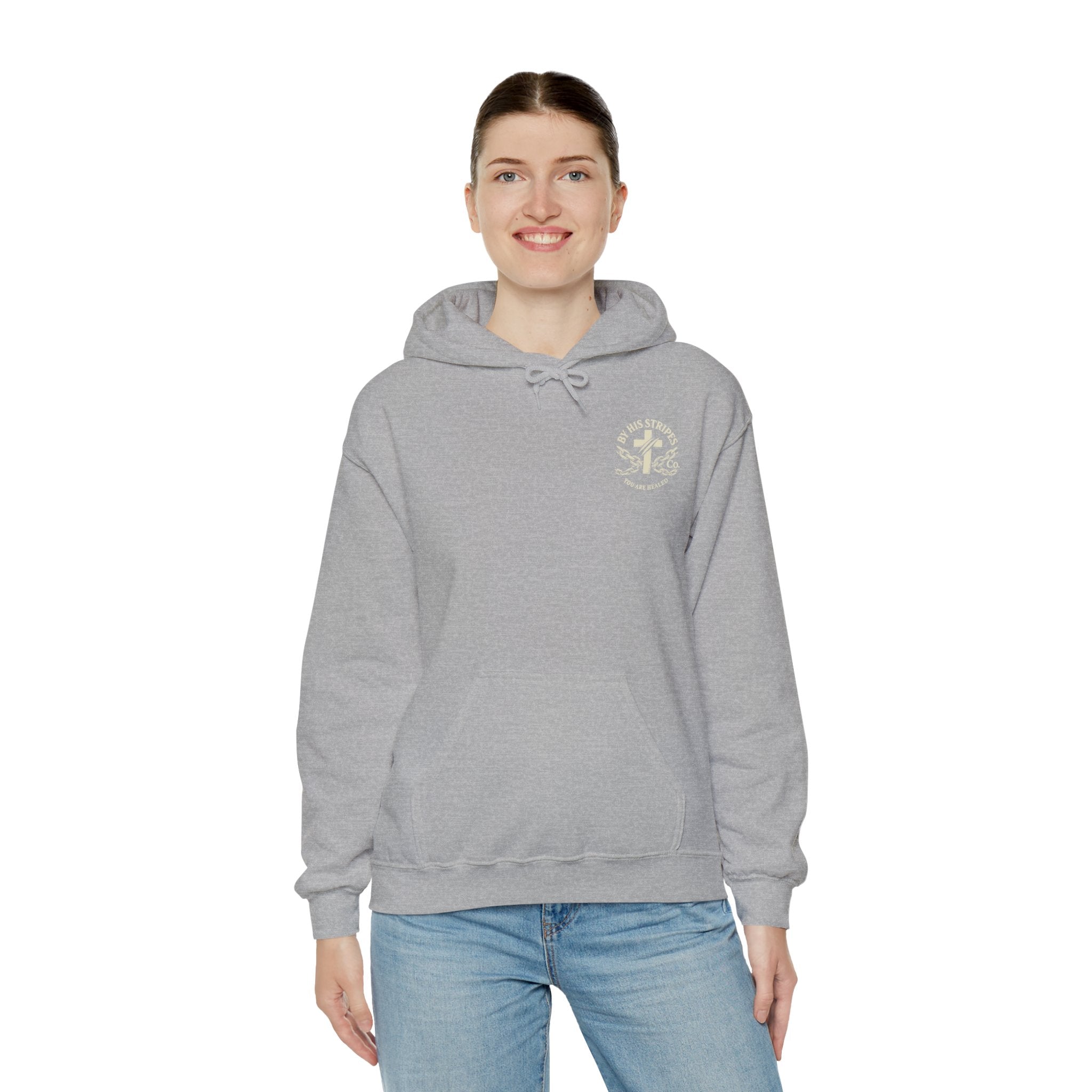 Adult Hoodie — "Walk in the Light" Christian Pullover (1 John 2:7–10)