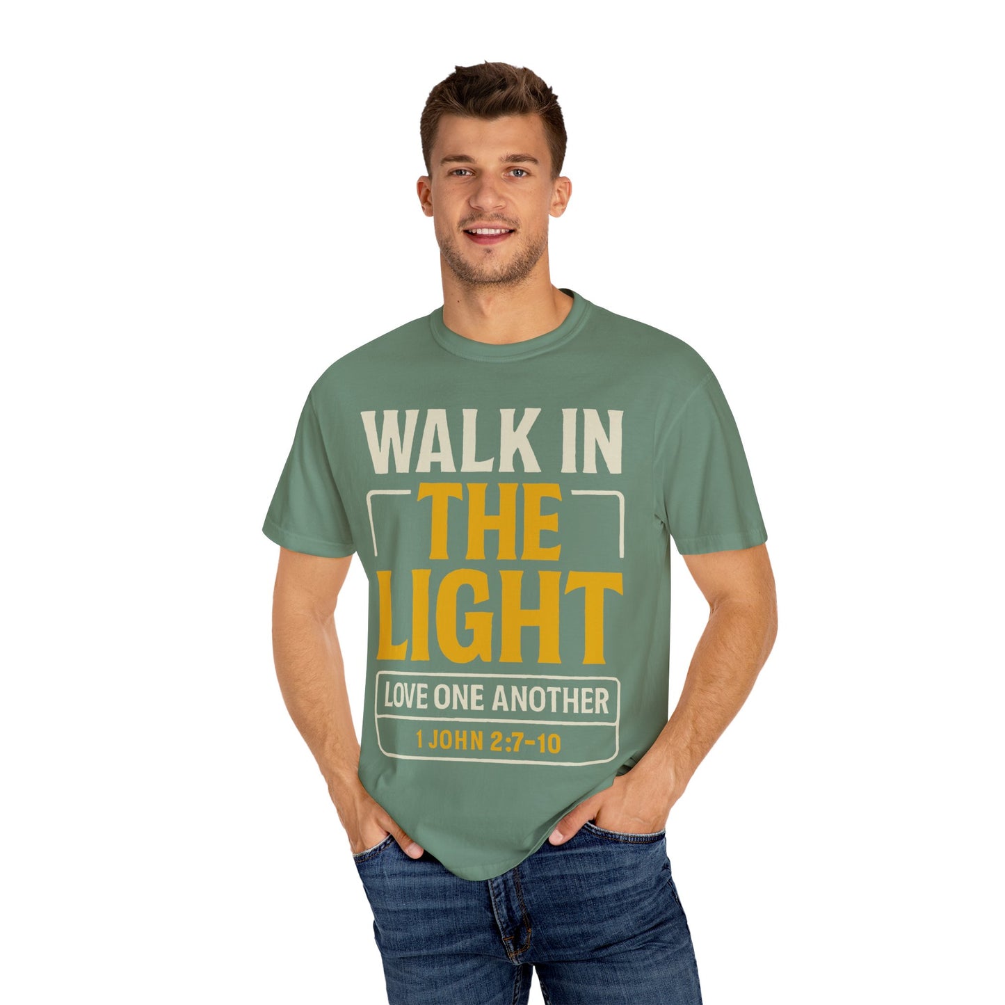 🕊️ Walk In the Light Shirt  Verse: 1 John 2:7–10