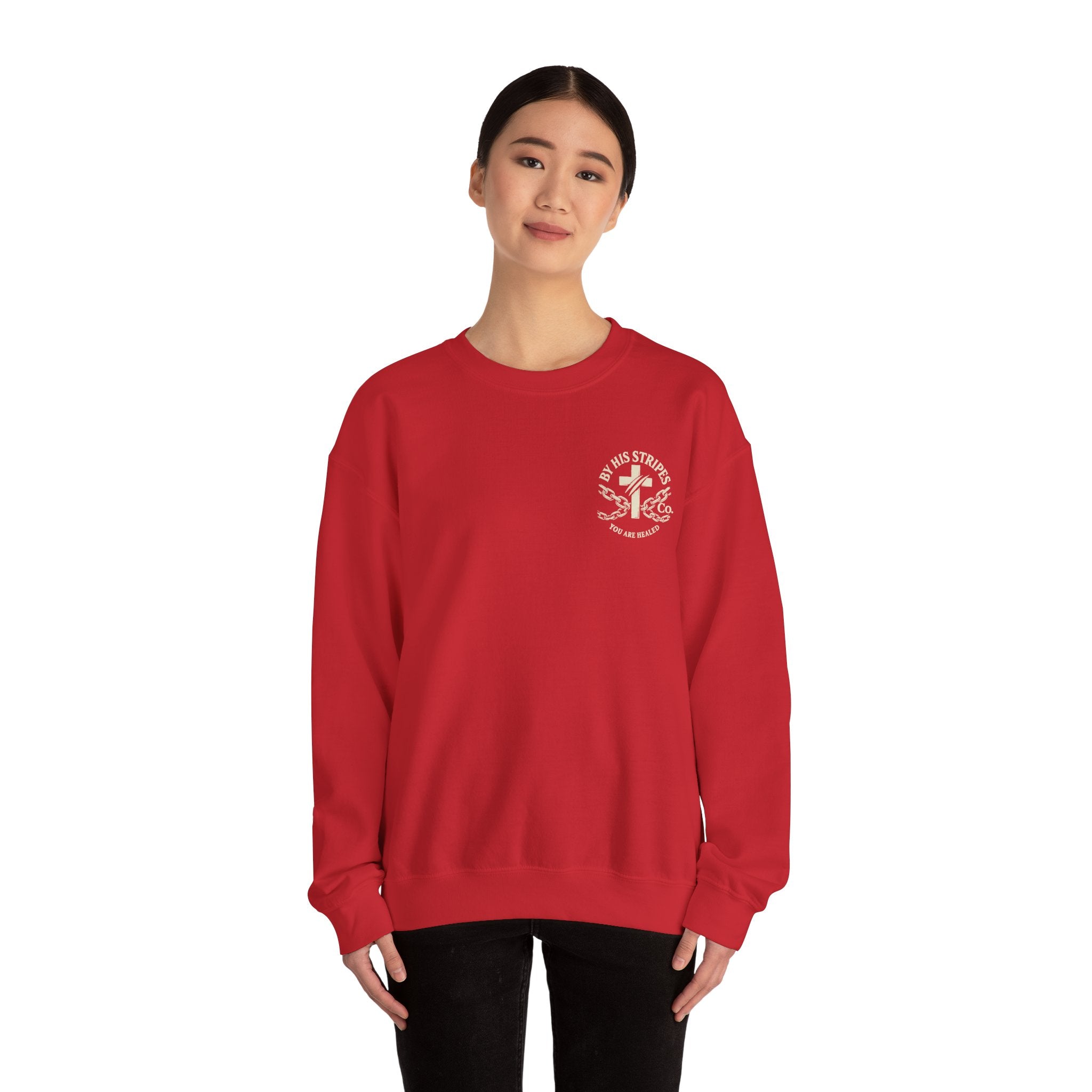 Walk in the Light Sweatshirt — Christian Faith Crewneck (1 John 2:7-10)