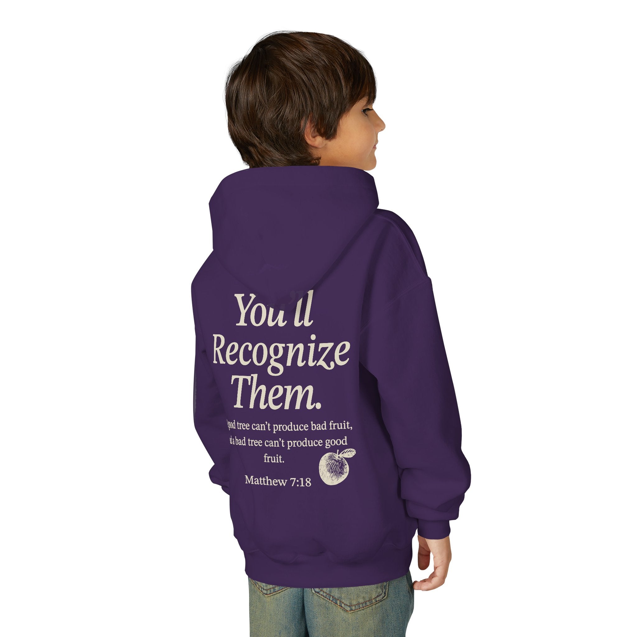 Youth Hoodie – "By Their Fruit" Matthew 7:16-20