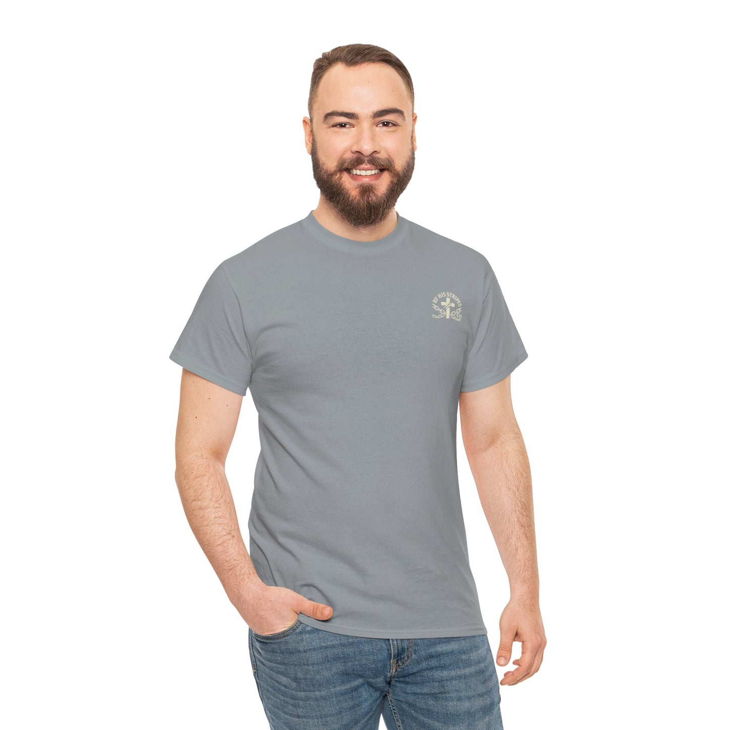 Adult Tee | By His Stripes – You Are Healed Tee (Isaiah 53:5)