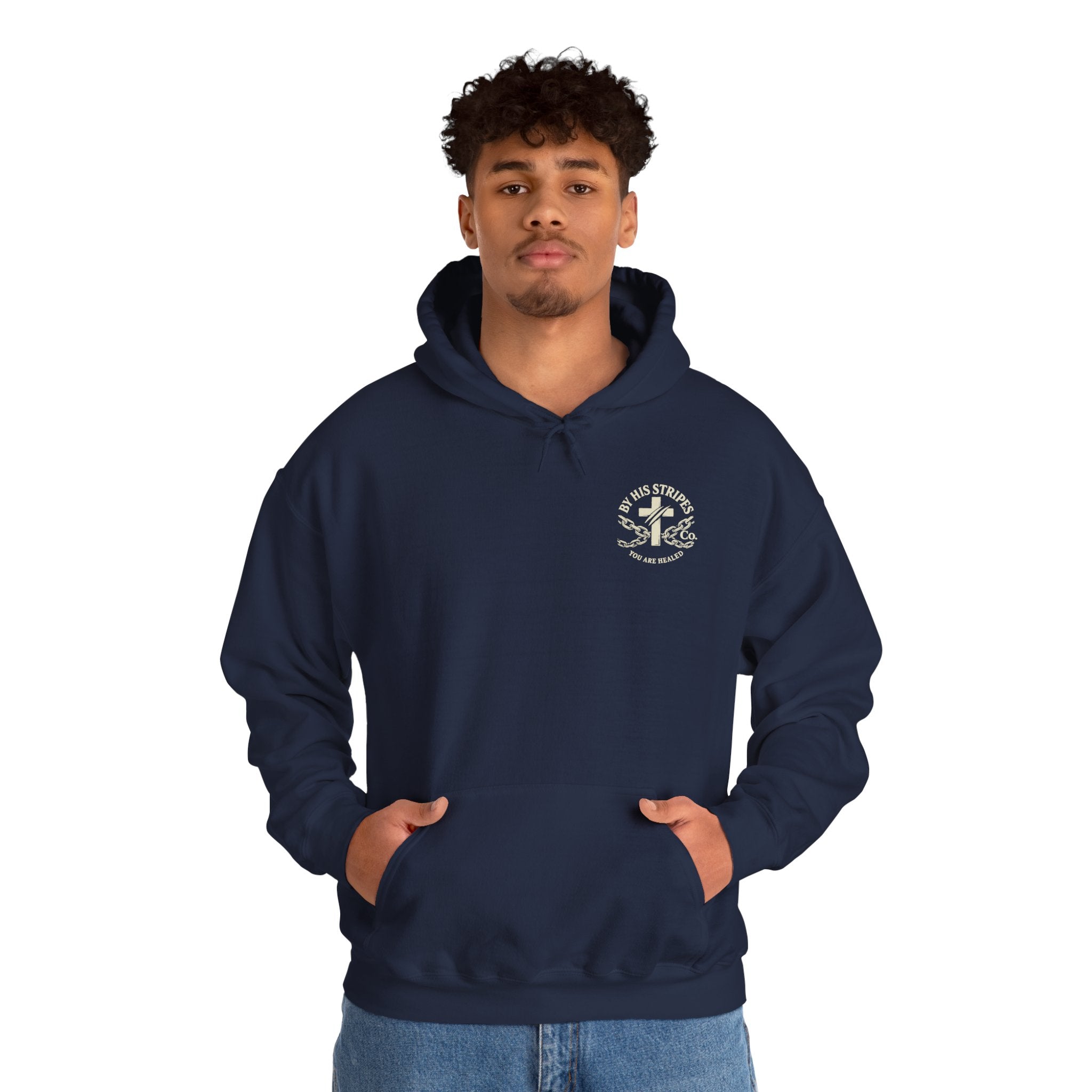 Adult Hoodie — "Walk in the Light" Christian Pullover (1 John 2:7–10)