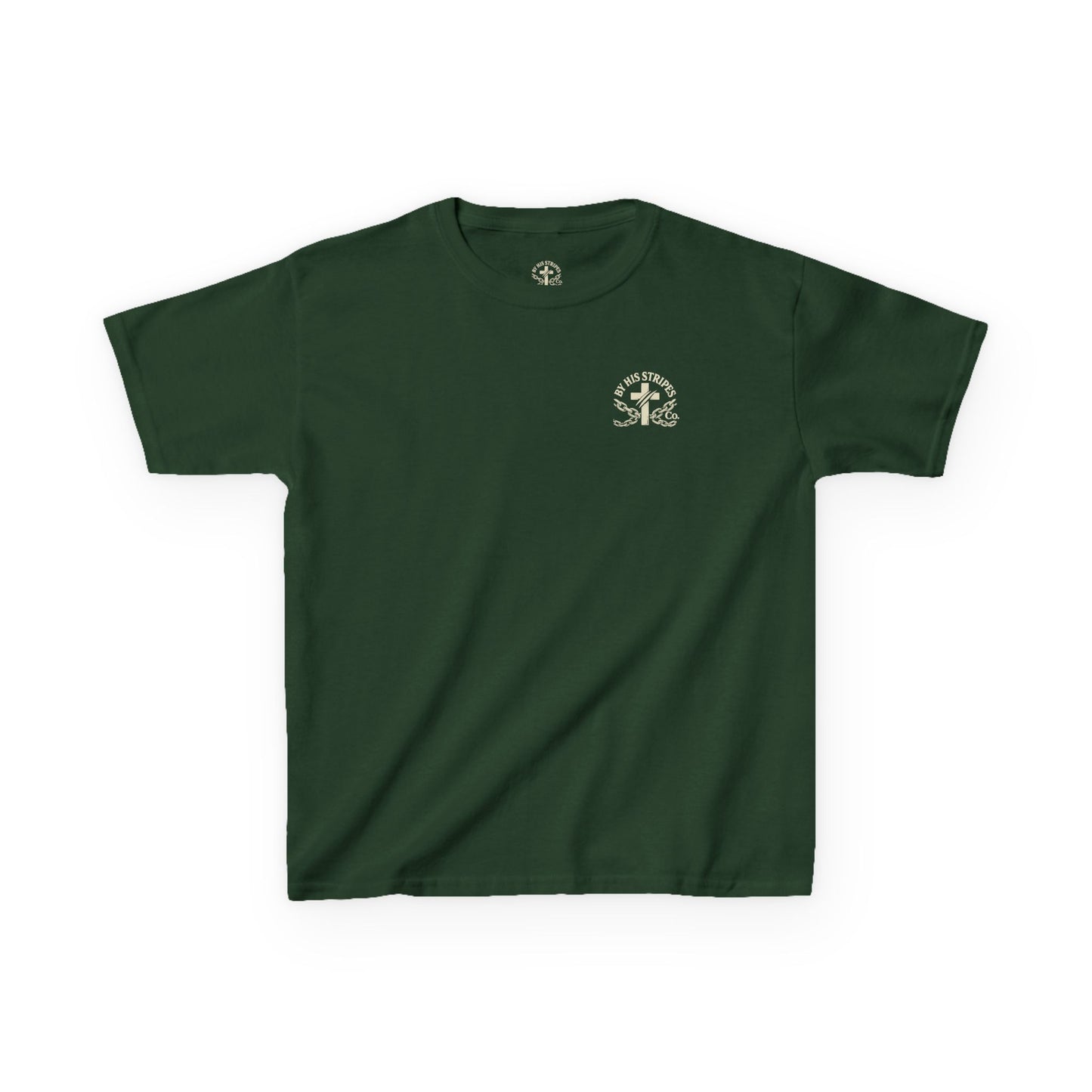 Youth Tee | By His stripes, we are healed.” — Isaiah 53:5