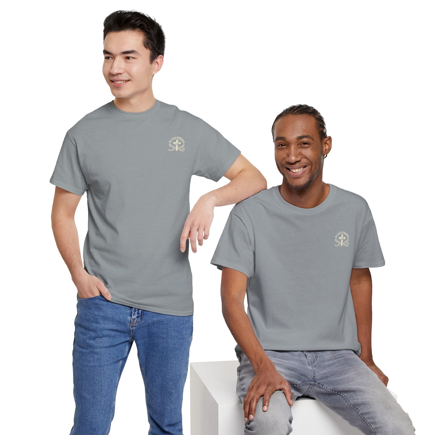 Adult Tee | By His Stripes – You Are Healed Tee (Isaiah 53:5)