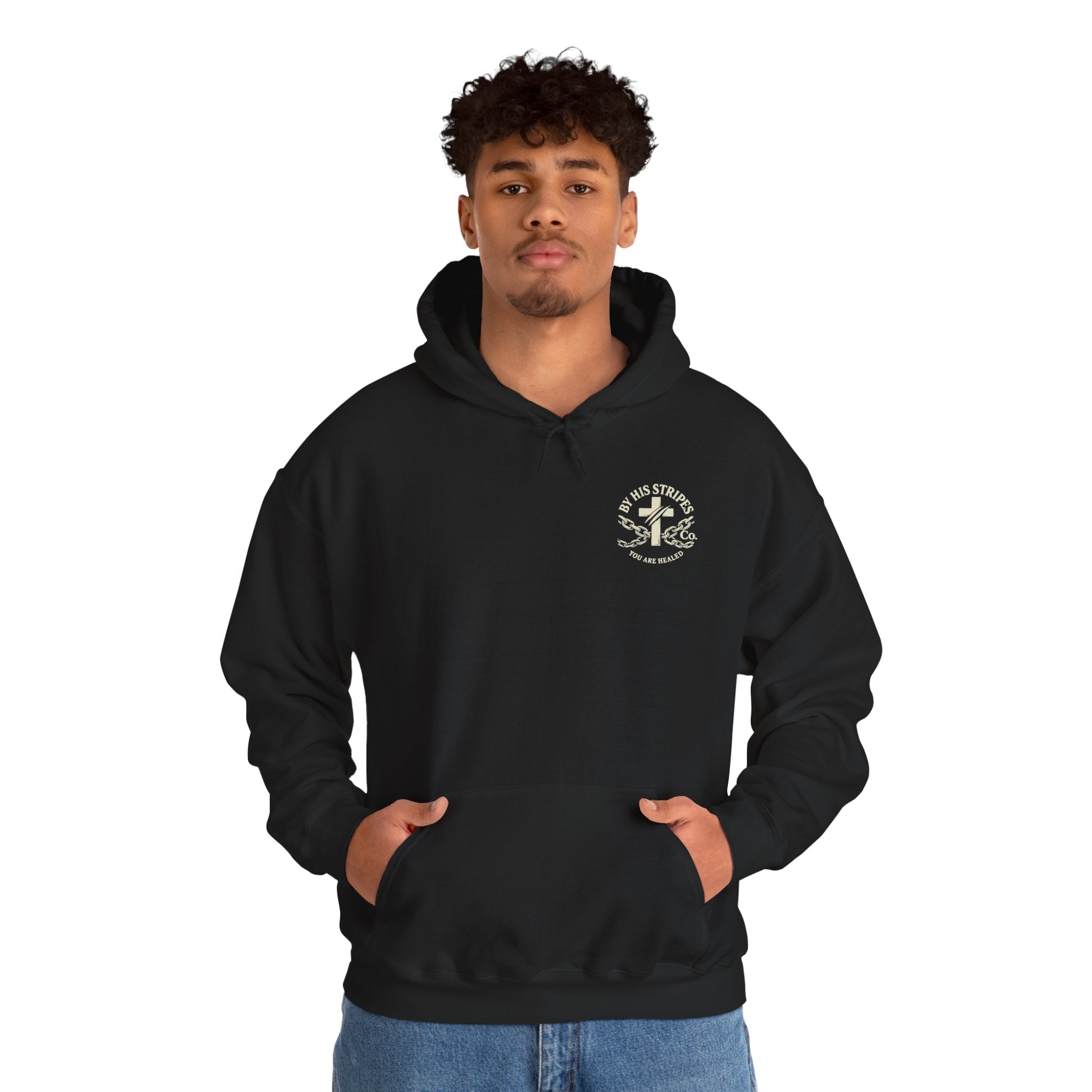 Adult Hoodie — "Walk in the Light" Christian Pullover (1 John 2:7–10)
