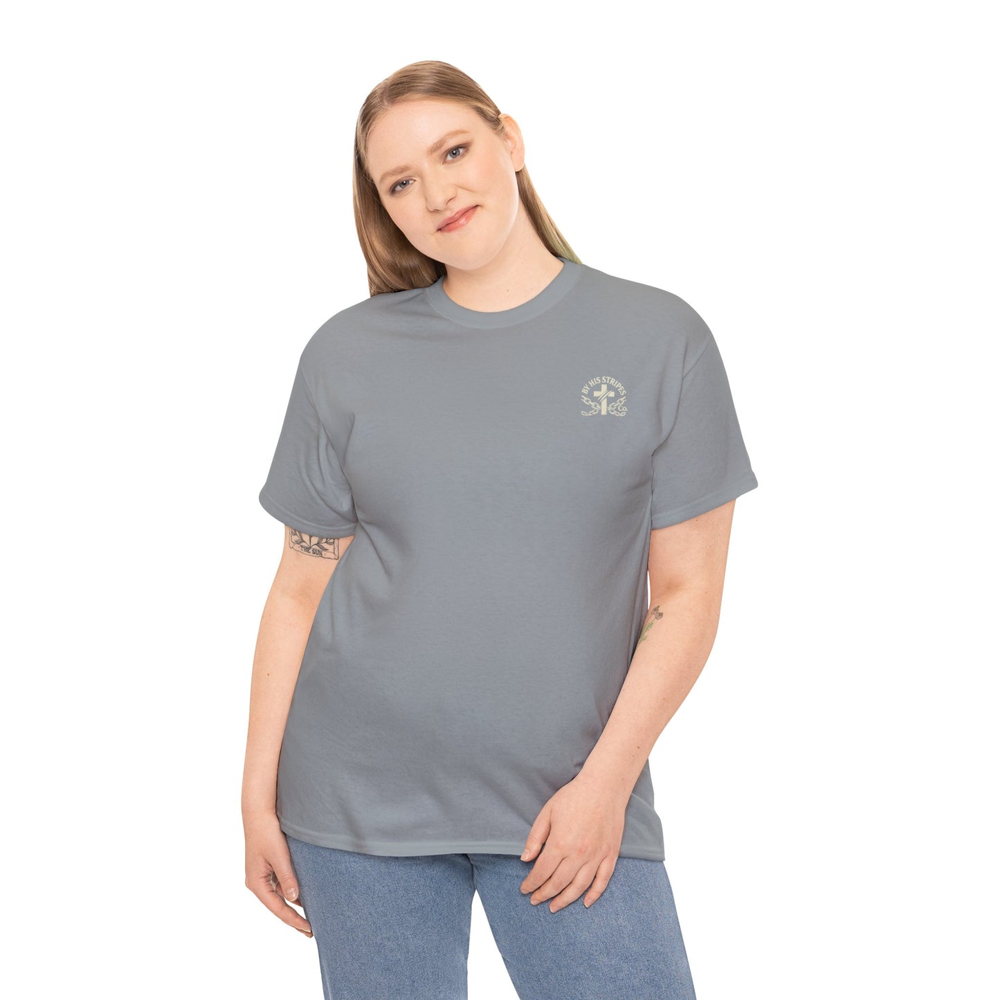 Adult Tee | By His Stripes – You Are Healed Tee (Isaiah 53:5)