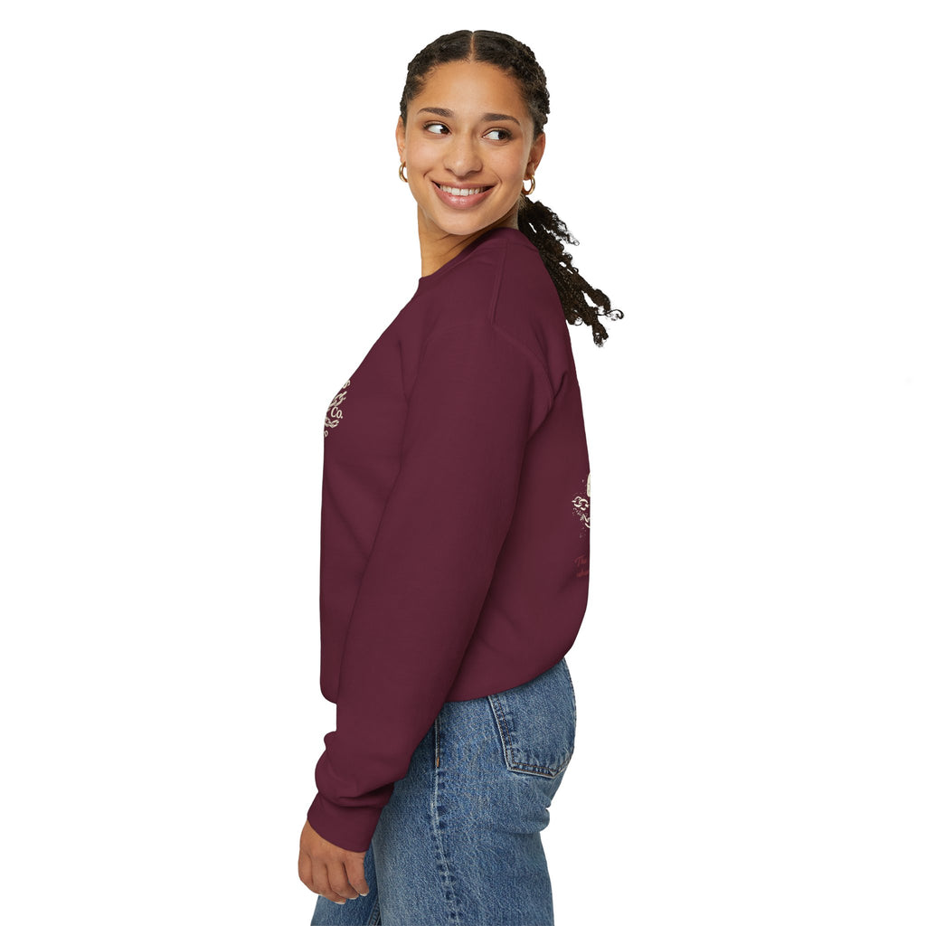Obey God Not Men Sweatshirt — Christian Faith Crewneck with Acts 5:29 Scripture Design