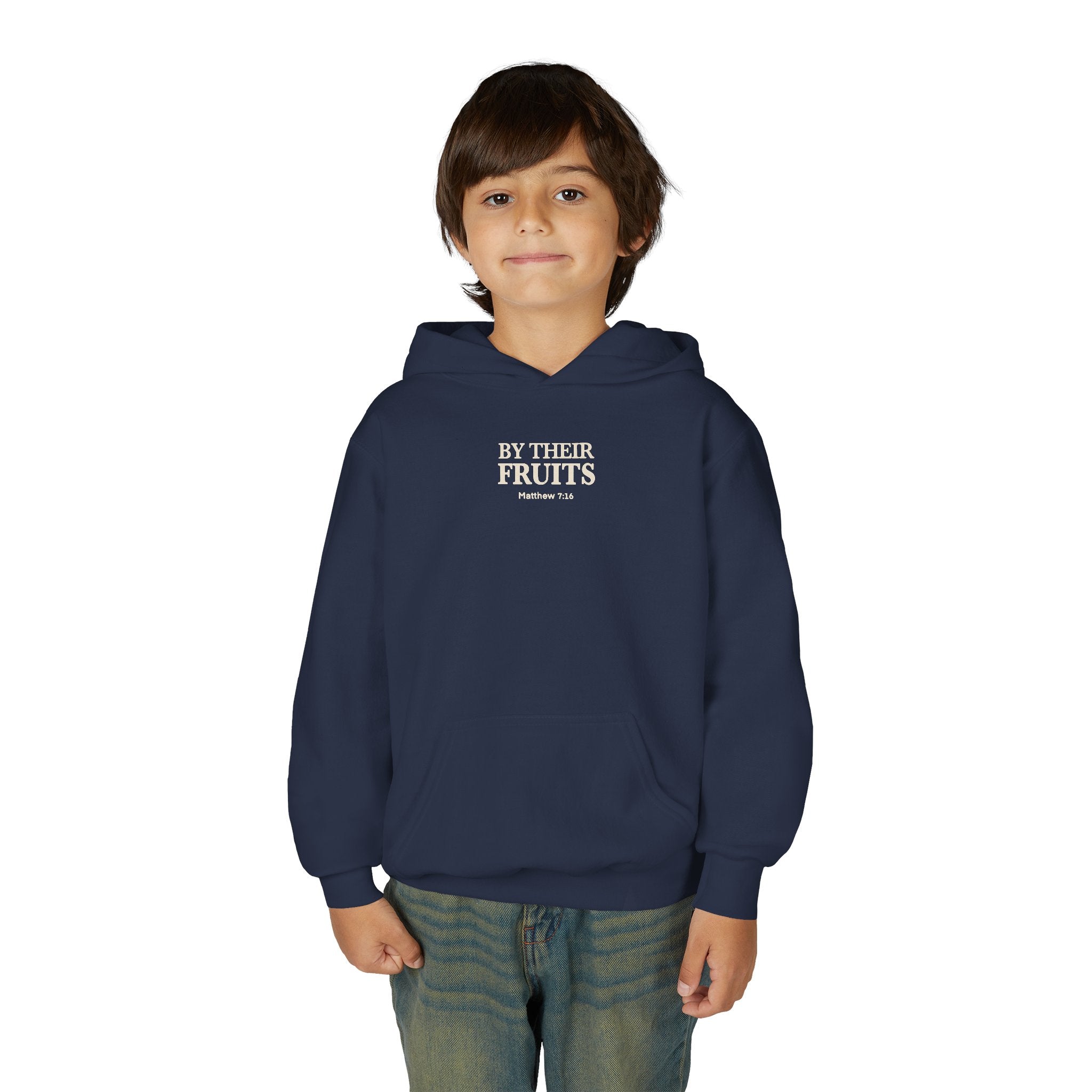 Youth Hoodie – "By Their Fruit" Matthew 7:16-20