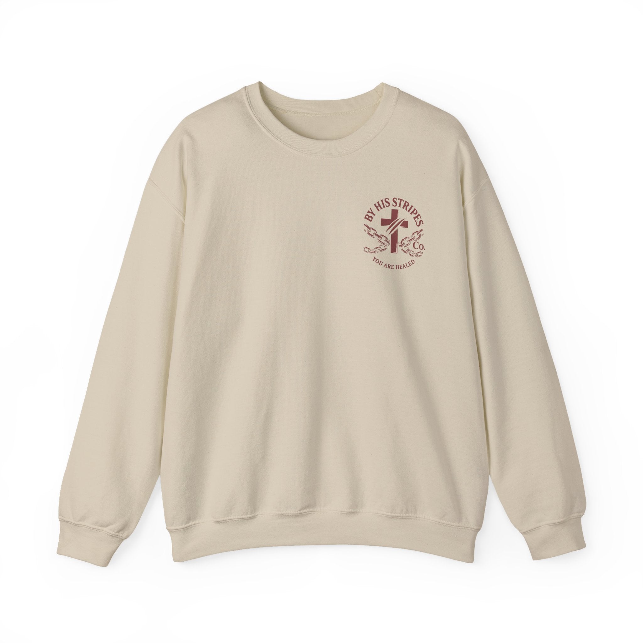 Obey God Not Men Sweatshirt — Christian Faith Crewneck with Acts 5:29 Scripture Design