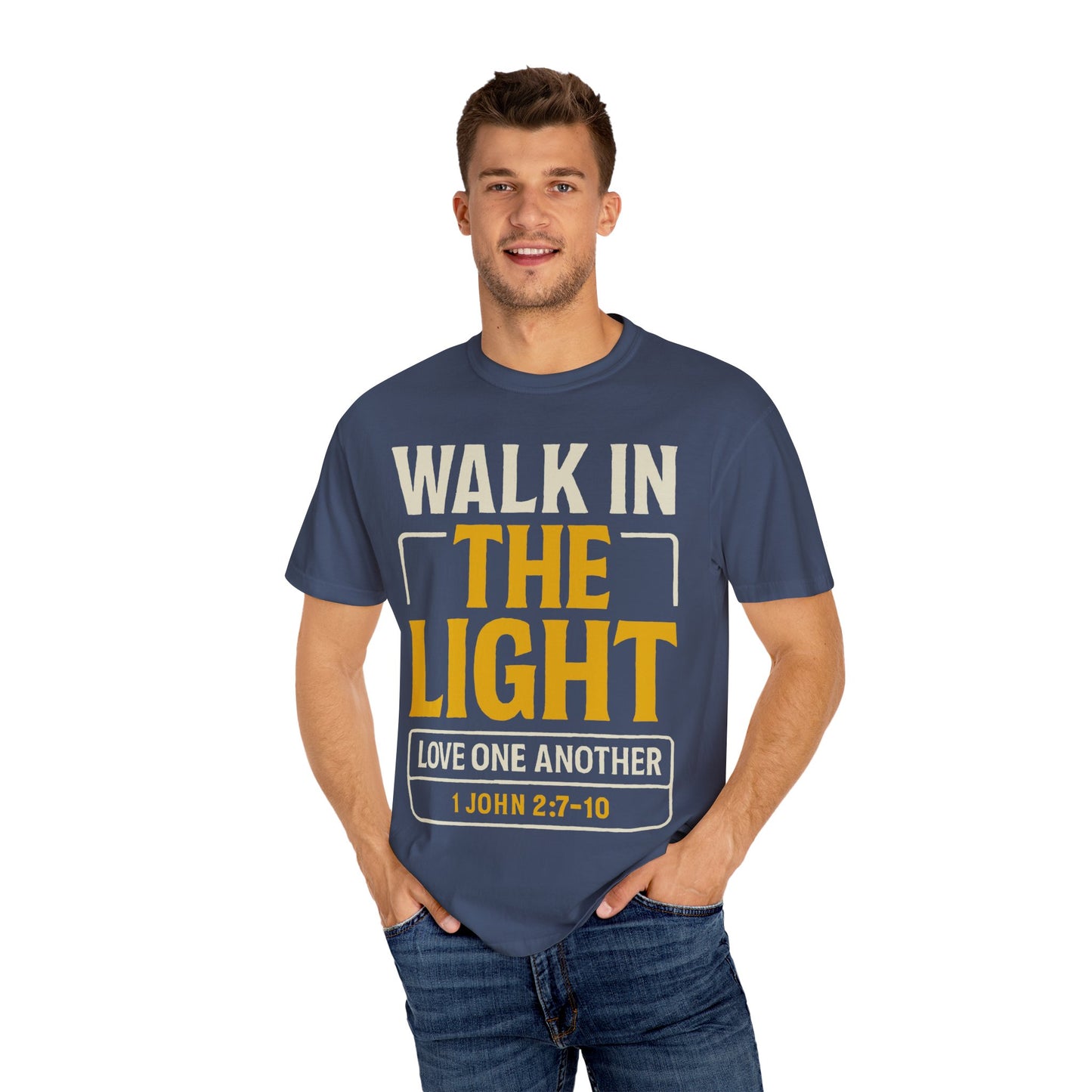 🕊️ Walk In the Light Shirt  Verse: 1 John 2:7–10
