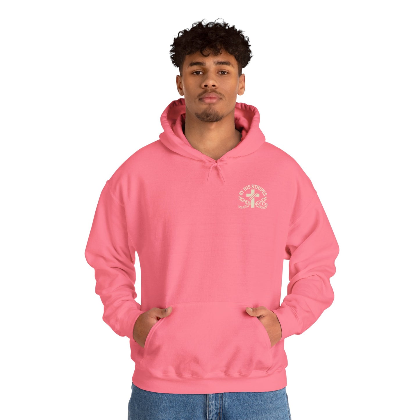 Adult Hoodie | By His Stripes – You Are Healed Hooded Sweatshirt (Isaiah 53:5)