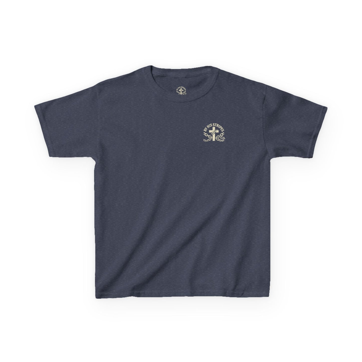 Youth Tee | By His stripes, we are healed.” — Isaiah 53:5