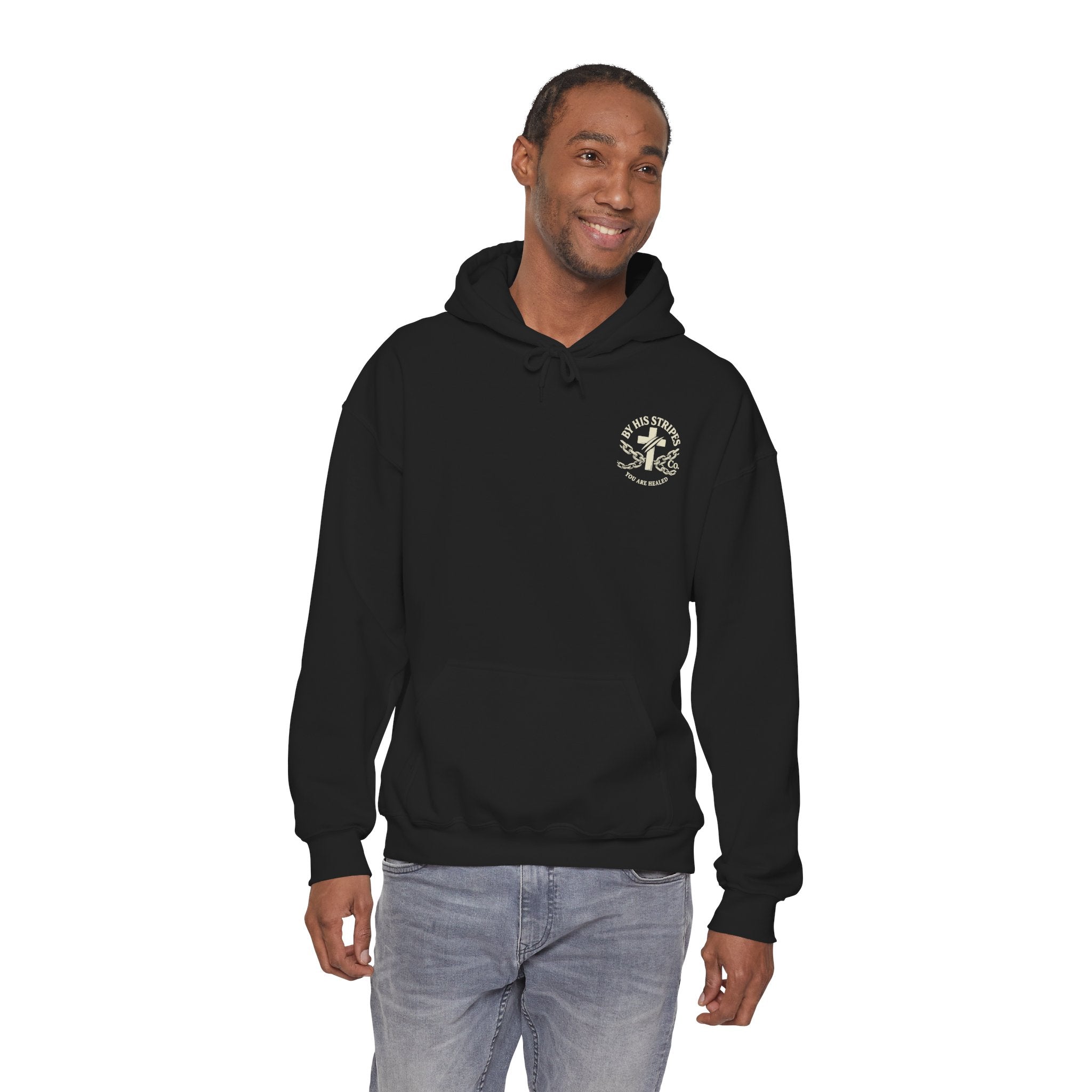 Adult Hoodie — "Walk in the Light" Christian Pullover (1 John 2:7–10)