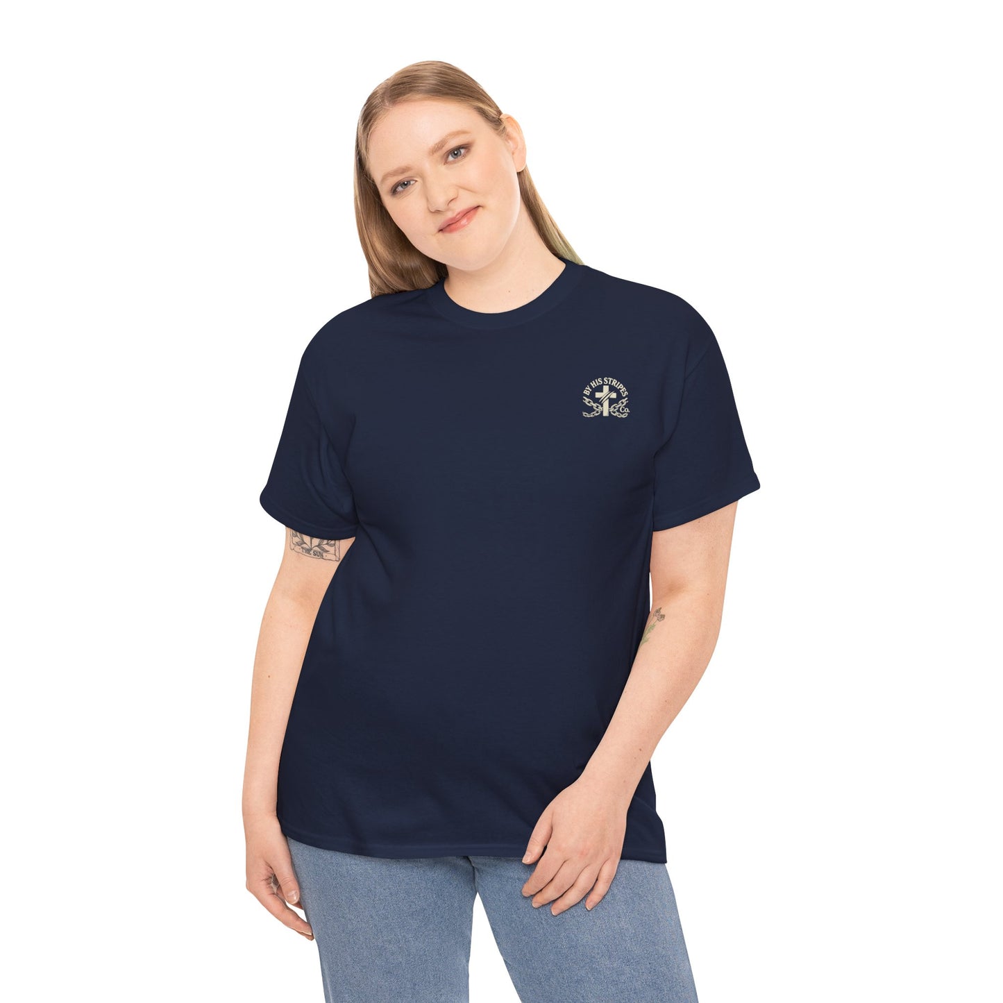 Adult Tee | By His Stripes – You Are Healed Tee (Isaiah 53:5)